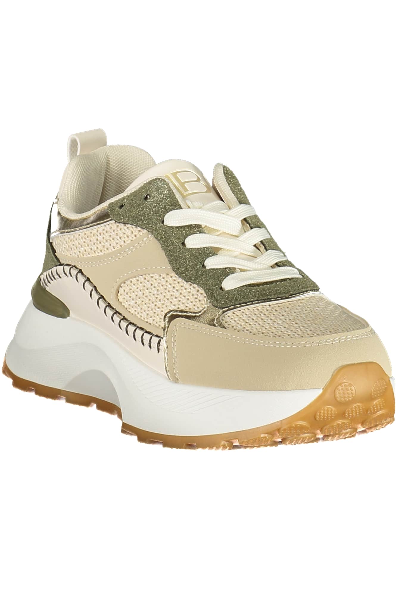 LAURA BIAGIOTTI WOMEN'S BEIGE SPORTS SHOES