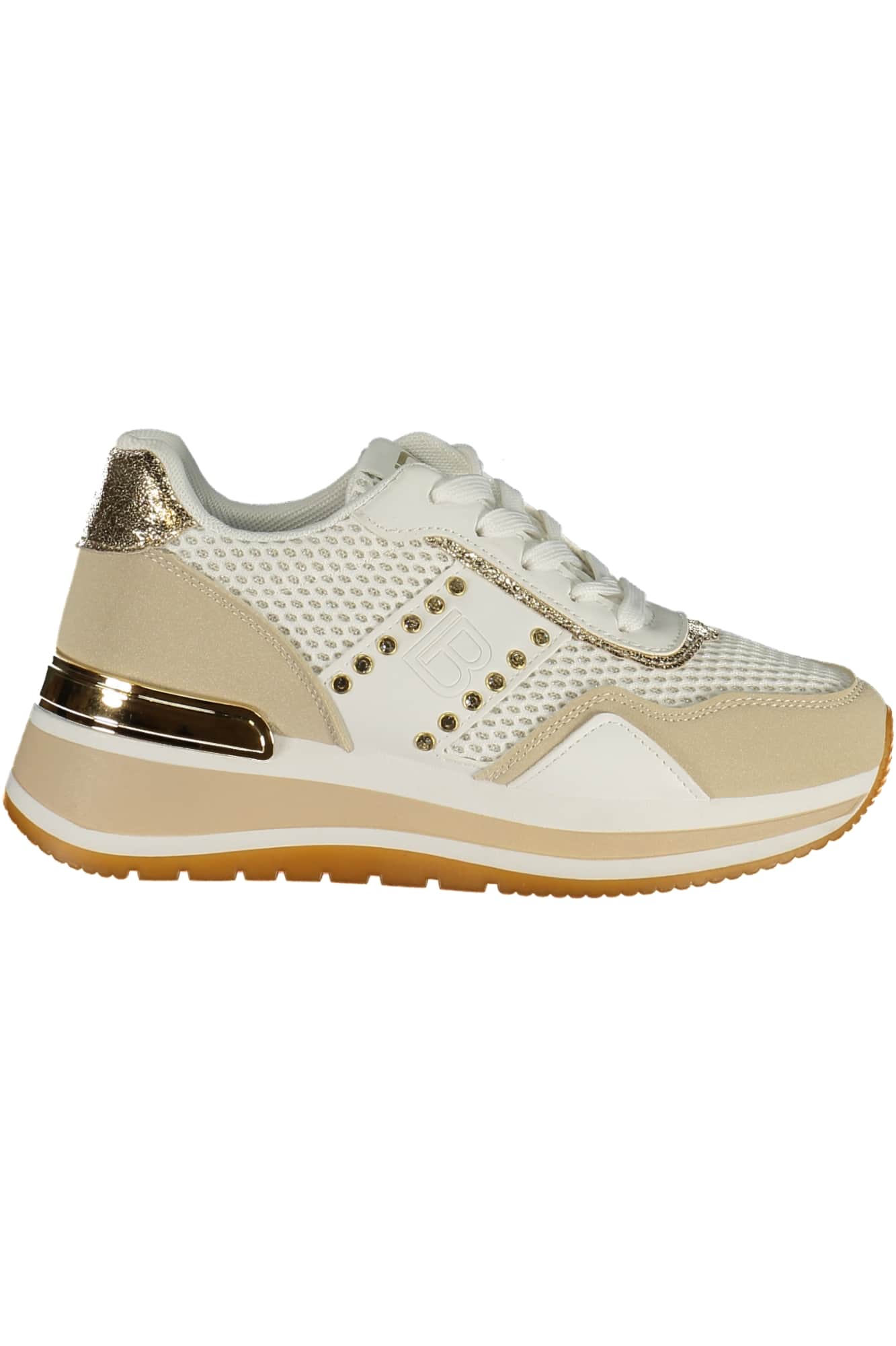 LAURA BIAGIOTTI WOMEN'S WHITE SPORTS SHOES