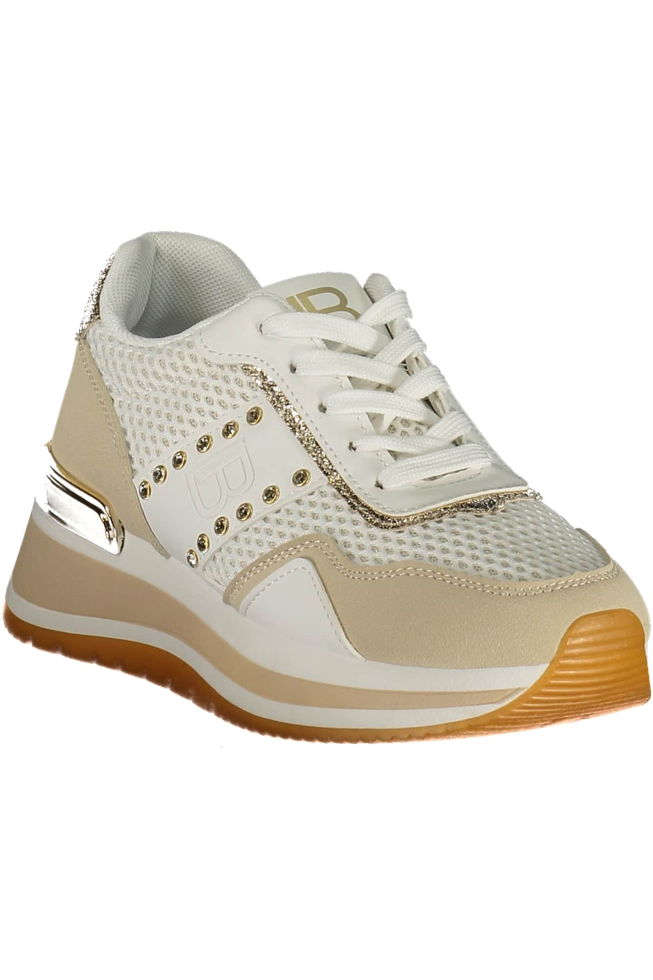 LAURA BIAGIOTTI WOMEN'S BEIGE SPORTS SHOES