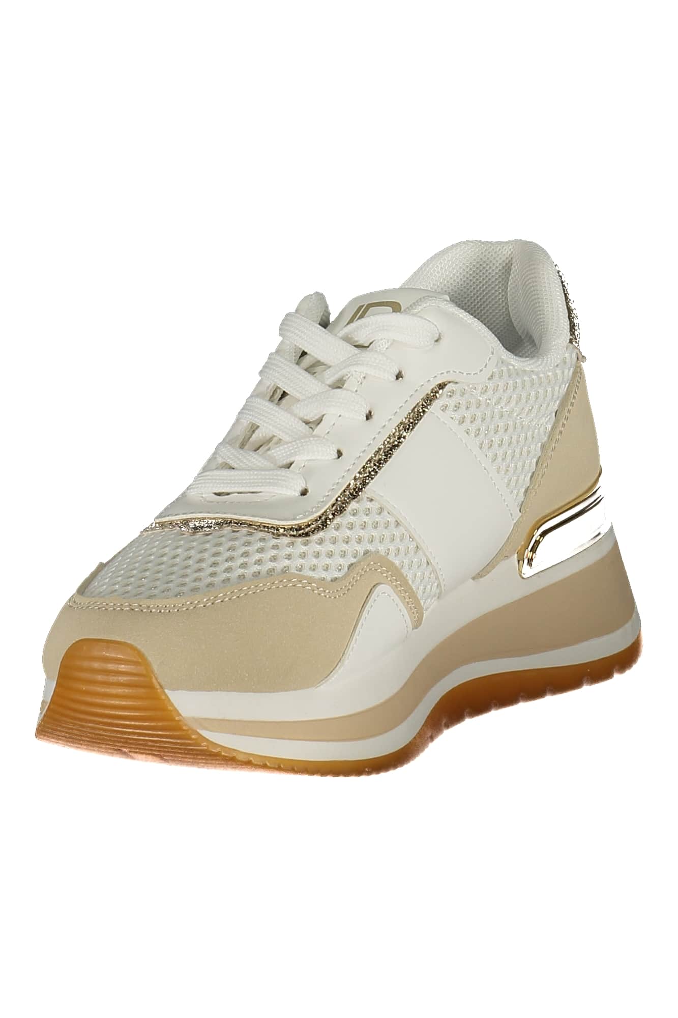 LAURA BIAGIOTTI WOMEN'S BEIGE SPORTS SHOES