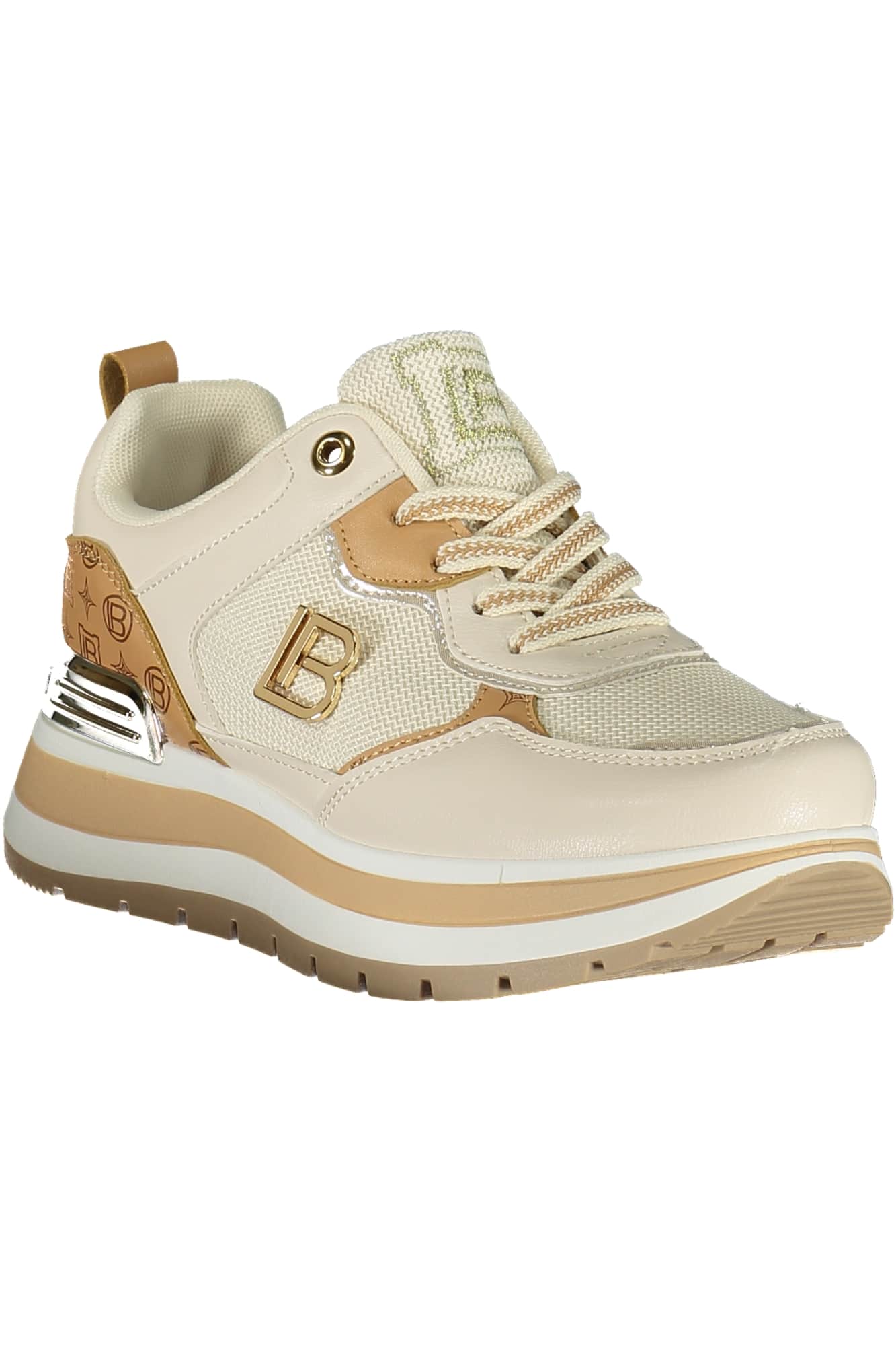 LAURA BIAGIOTTI WOMEN'S WHITE SPORTS SHOES
