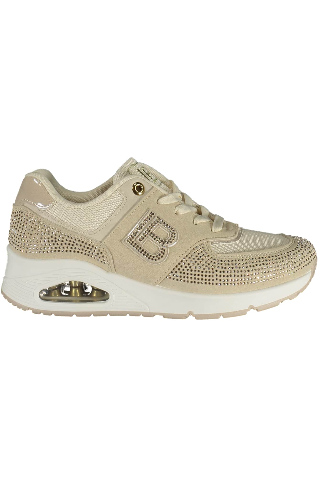 LAURA BIAGIOTTI WOMEN'S BEIGE SPORTS SHOES