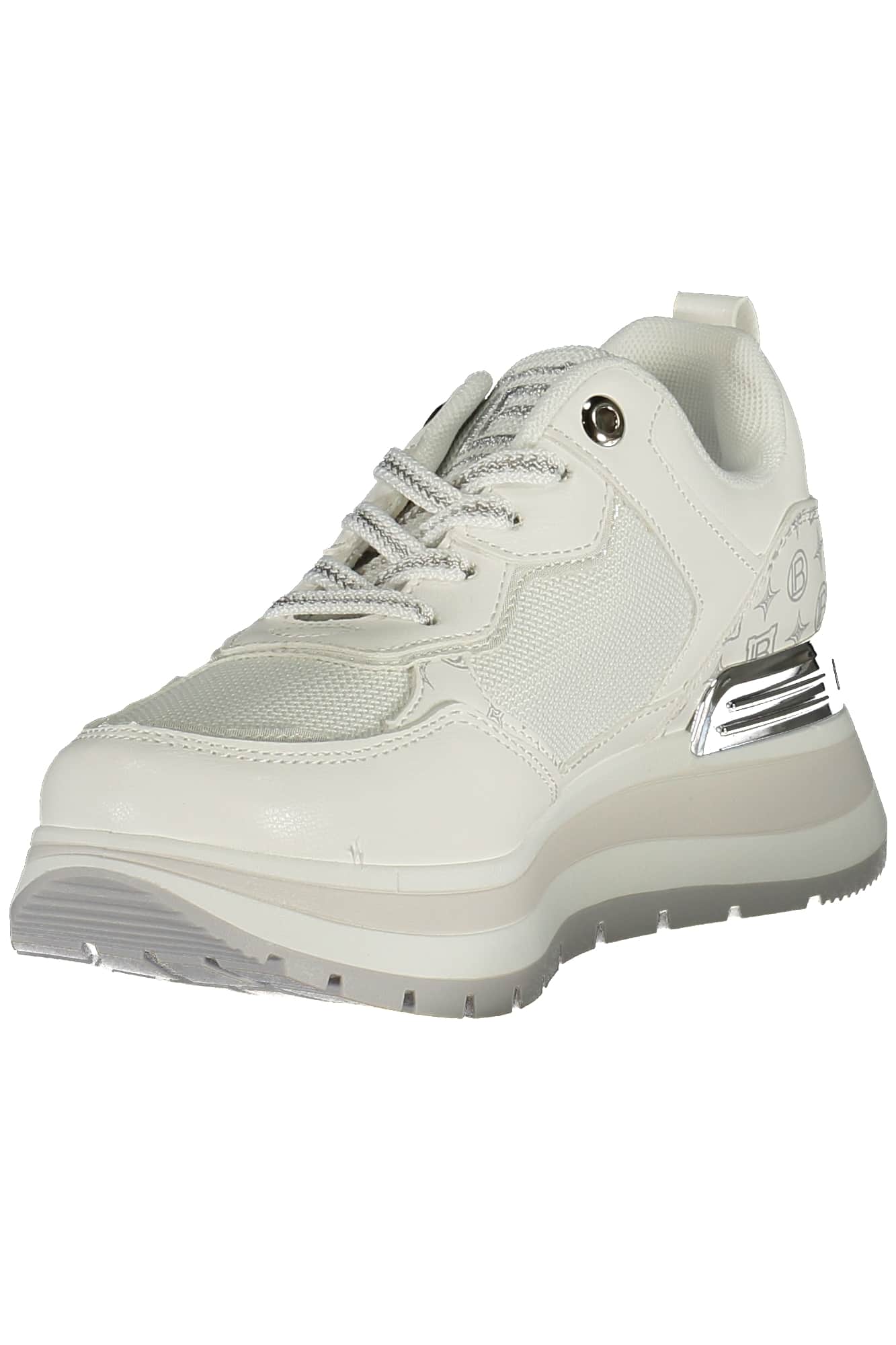 LAURA BIAGIOTTI WOMEN'S WHITE SPORTS SHOES