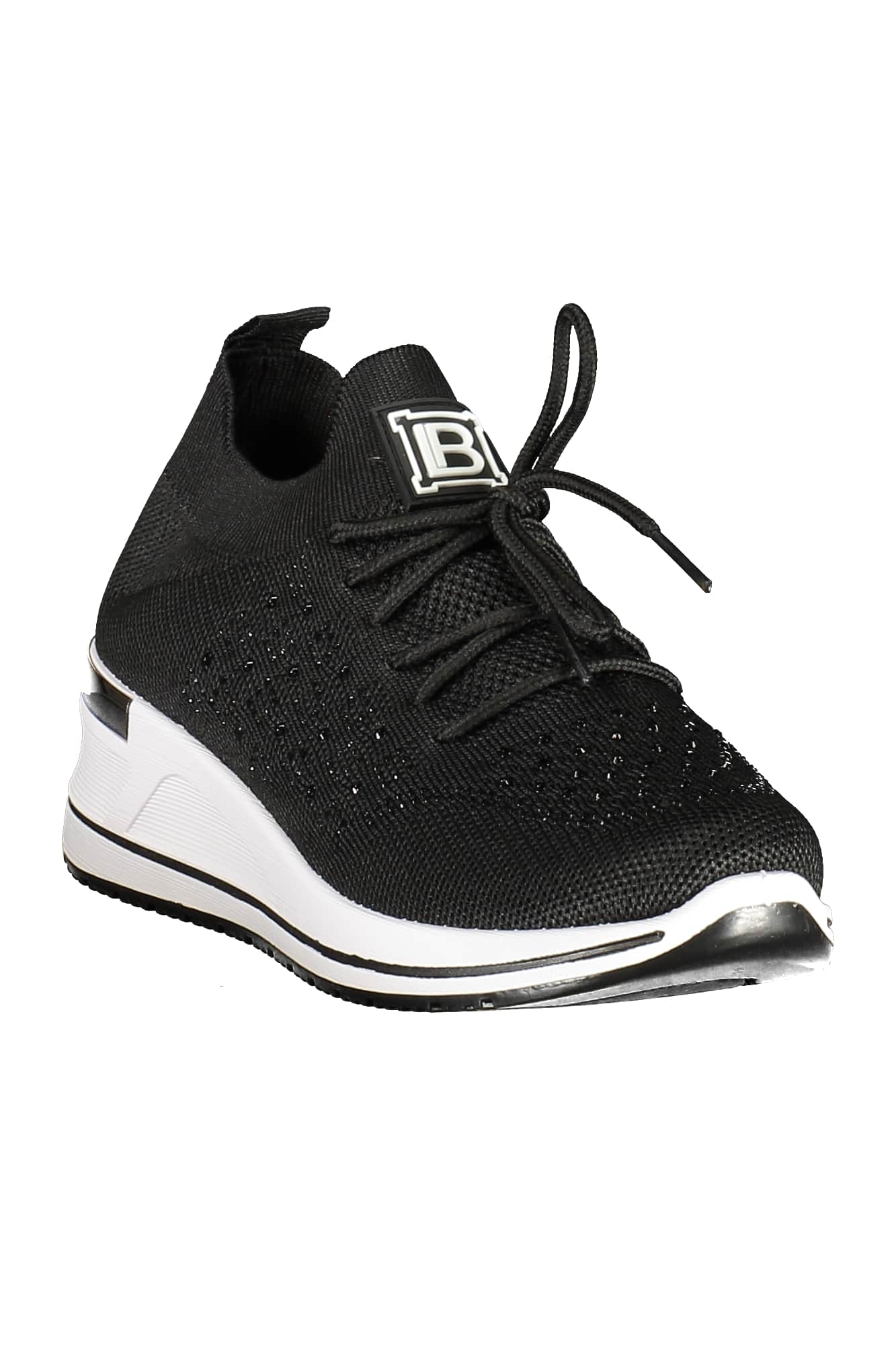 LAURA BIAGIOTTI WOMEN'S BLACK SPORTS SHOES