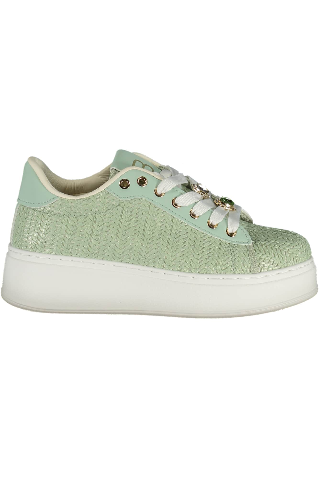 LAURA BIAGIOTTI WOMEN'S GREEN SPORTS SHOES