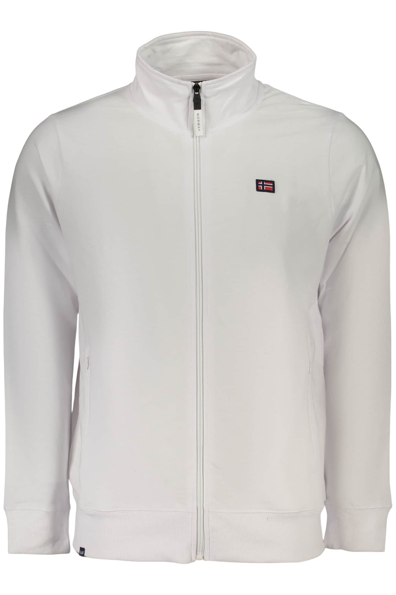 NORWAY 1963 MEN'S WHITE ZIP-UP SWEATSHIRT