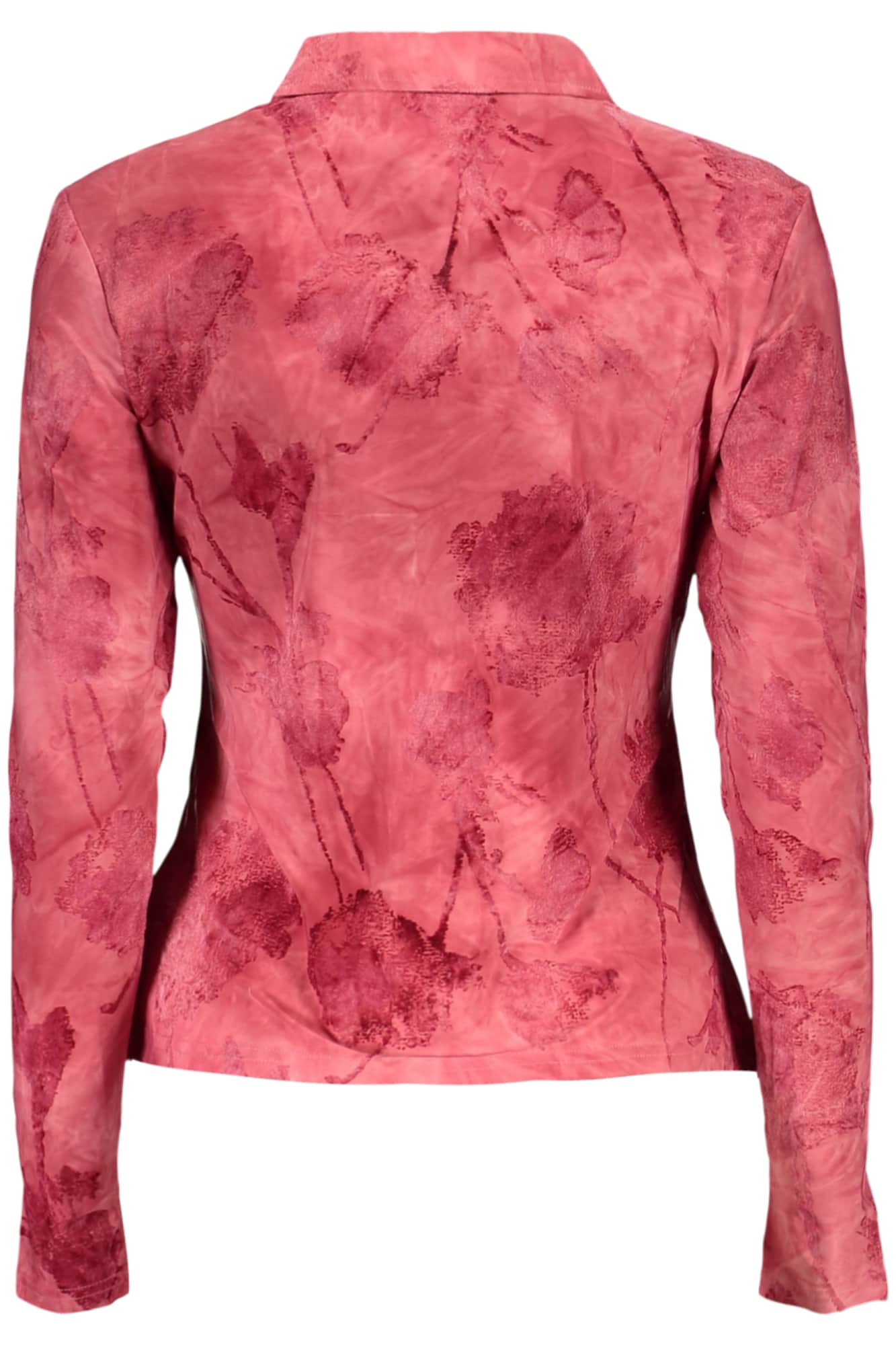 DESIGUAL WOMEN'S LONG-SLEEVED SHIRT, RED