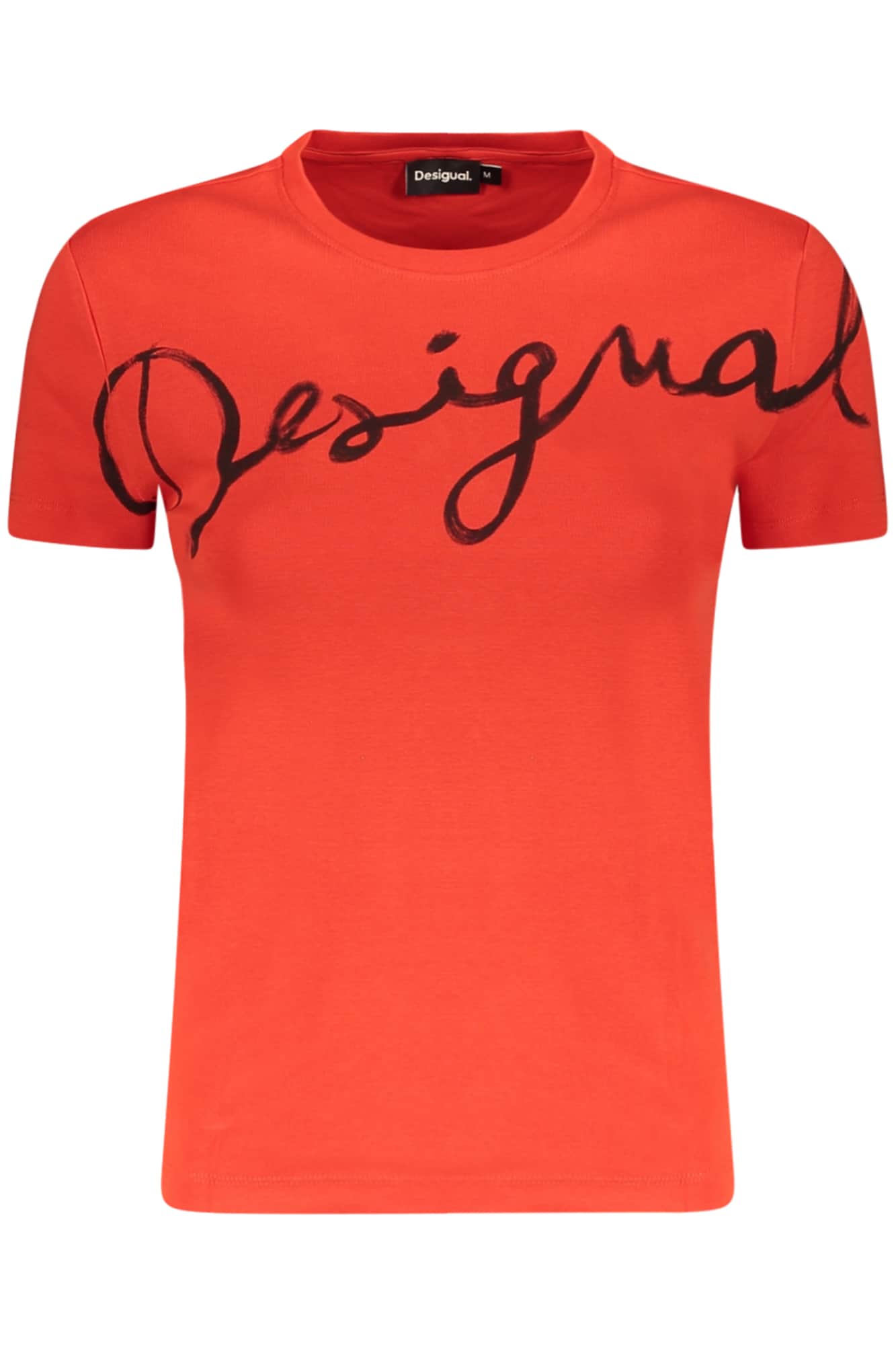 DESIGUAL WOMEN'S SHORT-SLEEVED T-SHIRT, RED