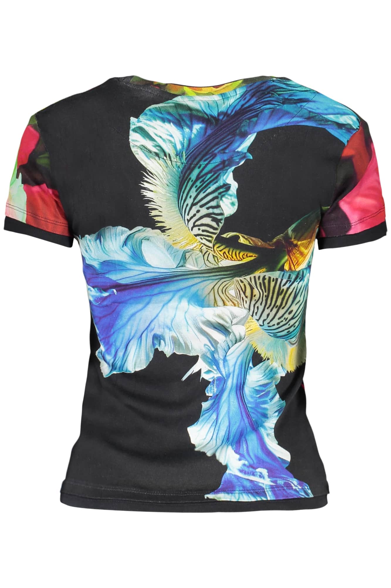 DESIGUAL WOMEN'S SHORT-SLEEVE T-SHIRT BLACK