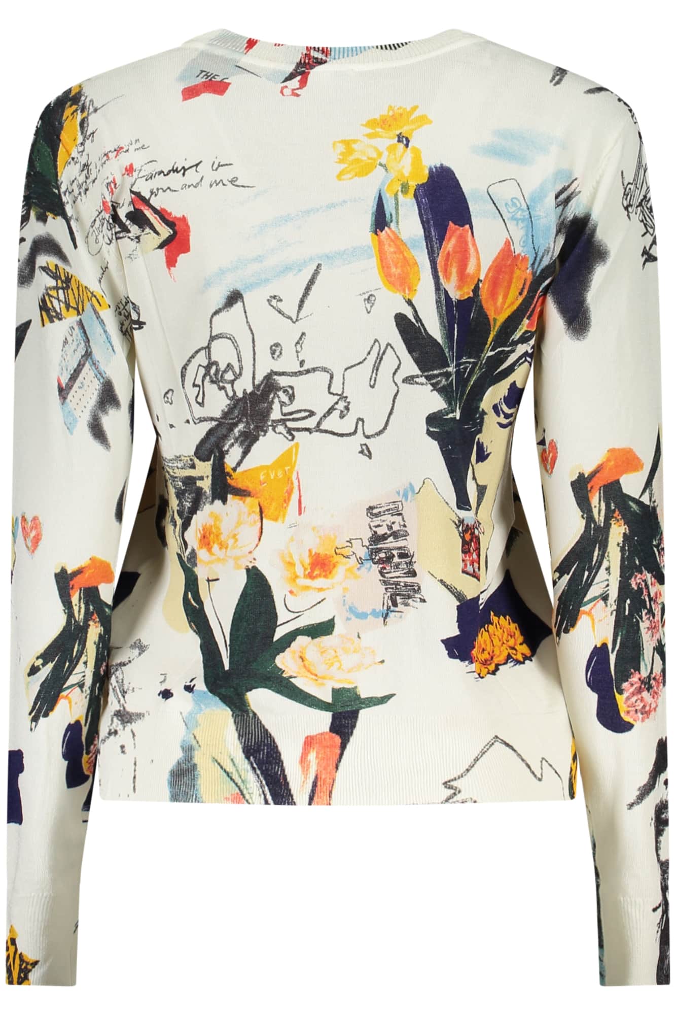 DESIGUAL WOMEN'S BLACK SWEATER