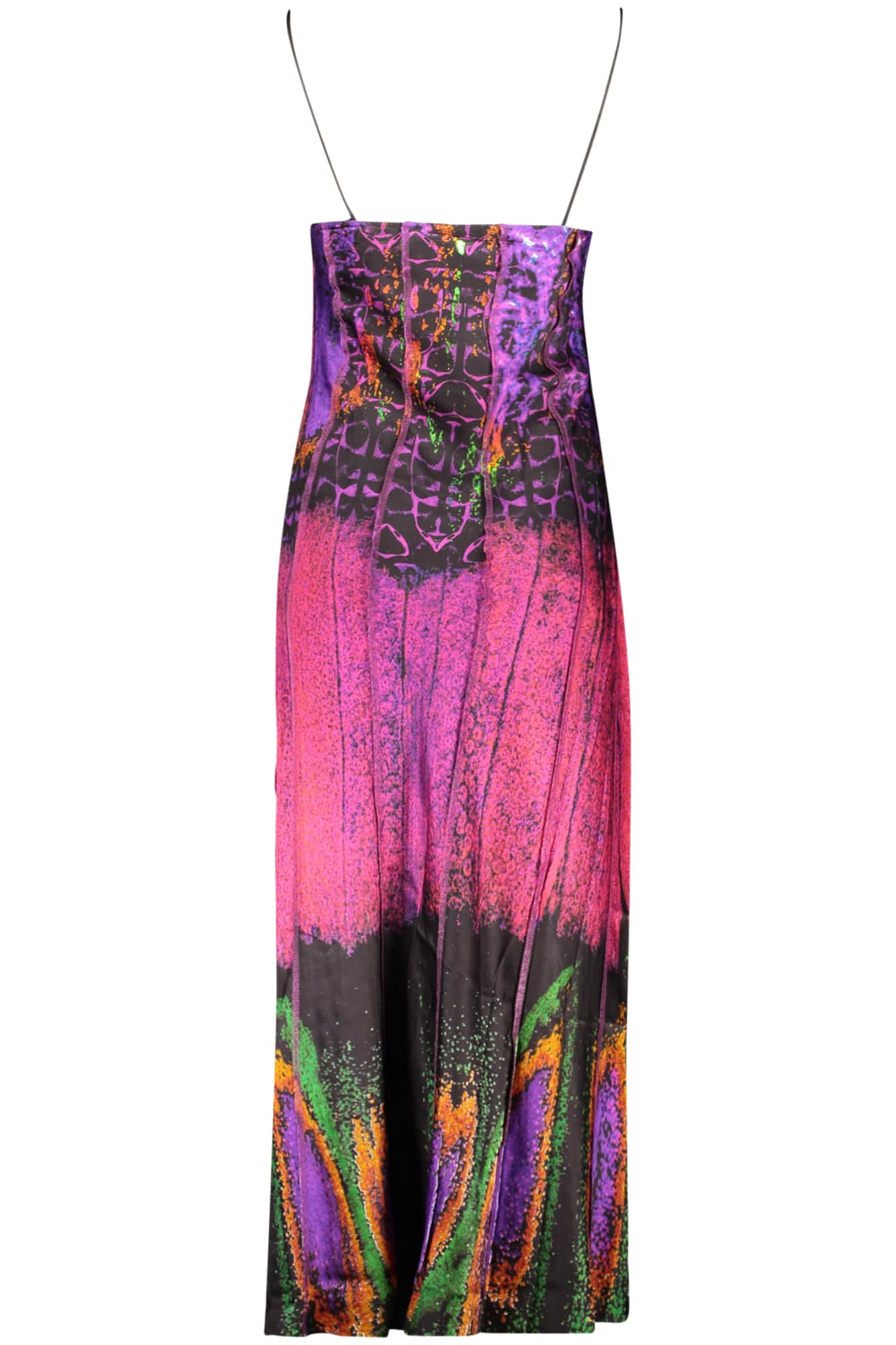 DESIGUAL WOMEN'S LONG PURPLE DRESS