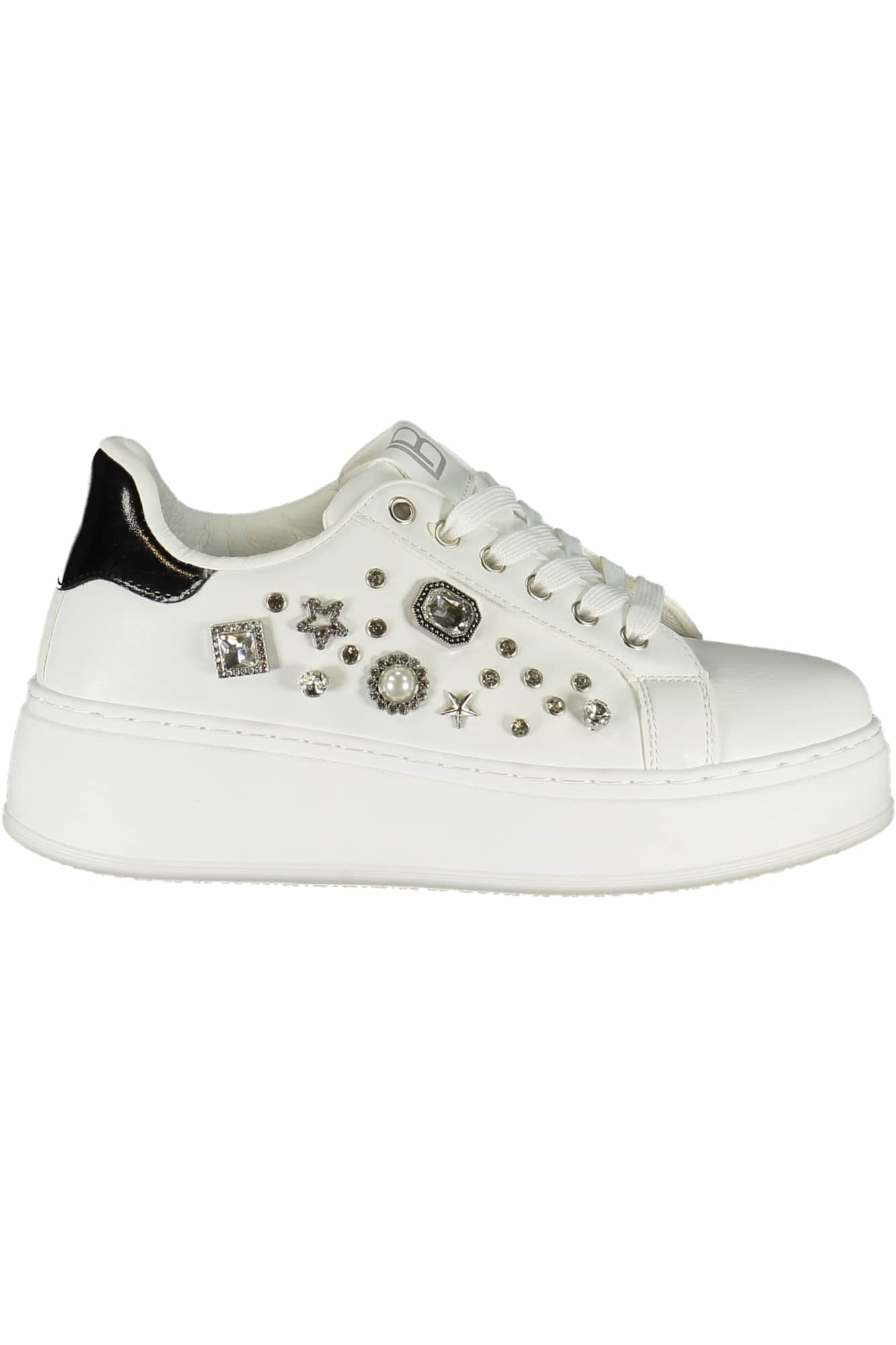 LAURA BIAGIOTTI WOMEN'S WHITE SPORTS SHOES
