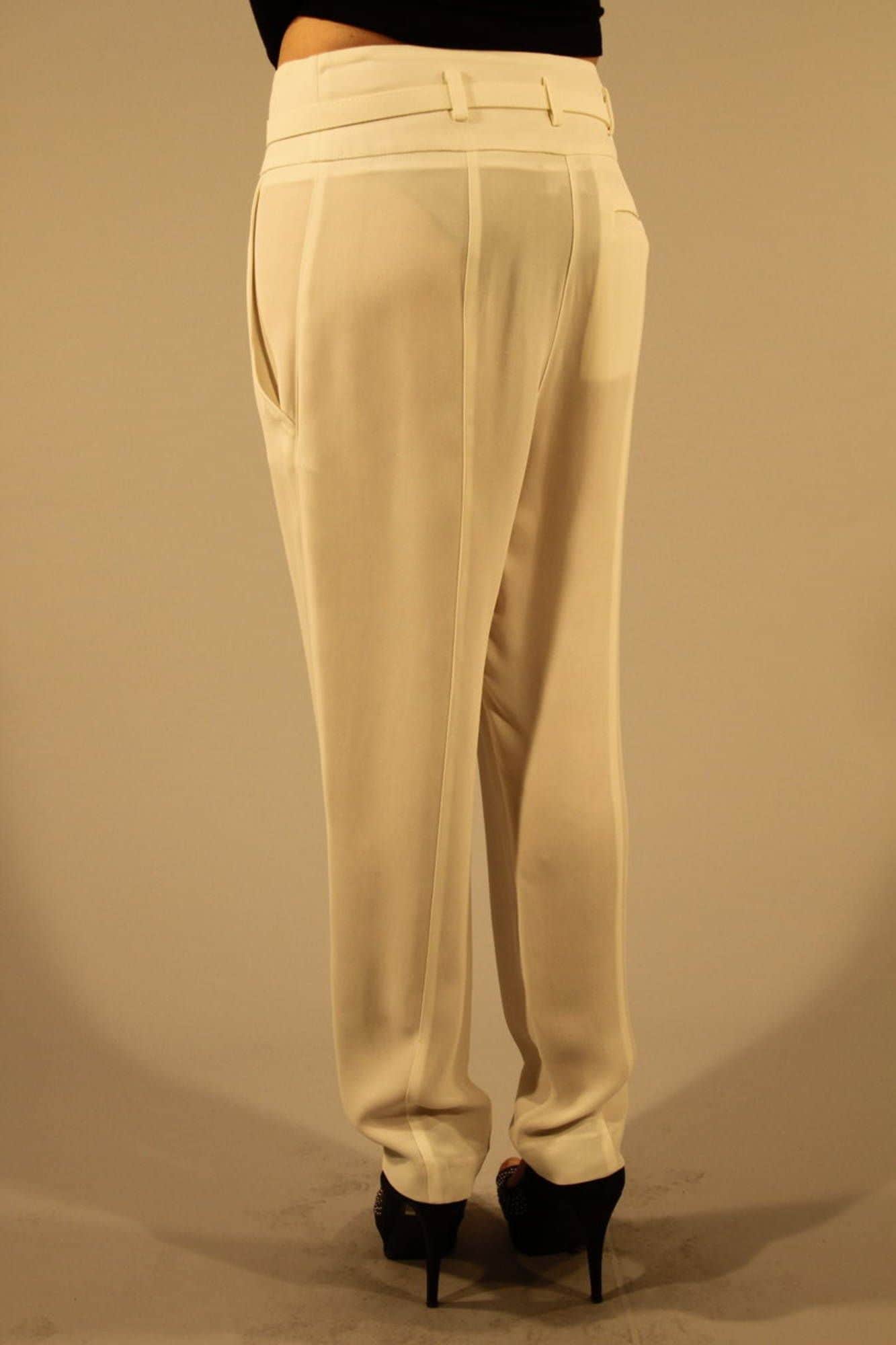 PATRIZIA PEPE WIT DAMES BROEK