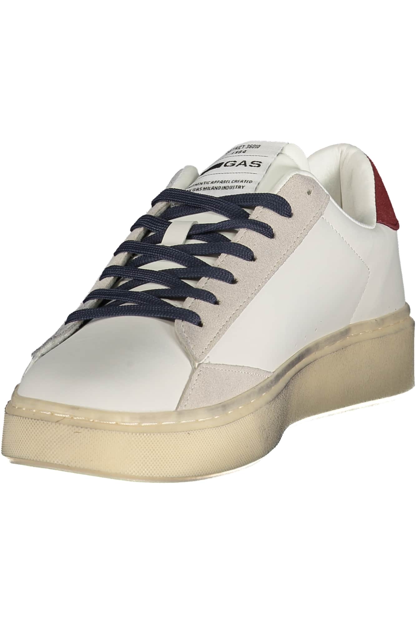 GAS MEN'S WHITE SPORTS FOOTWEAR