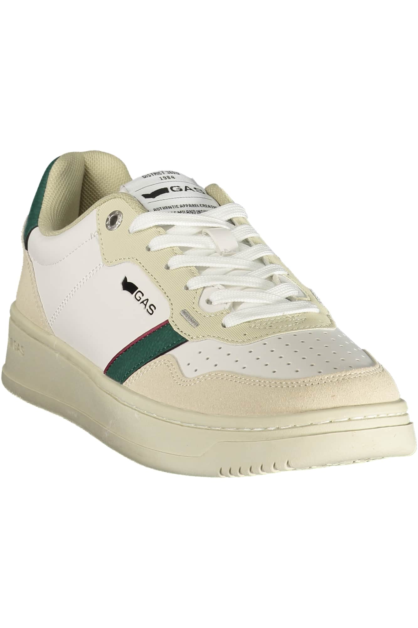 GAS MEN'S WHITE SPORTS FOOTWEAR