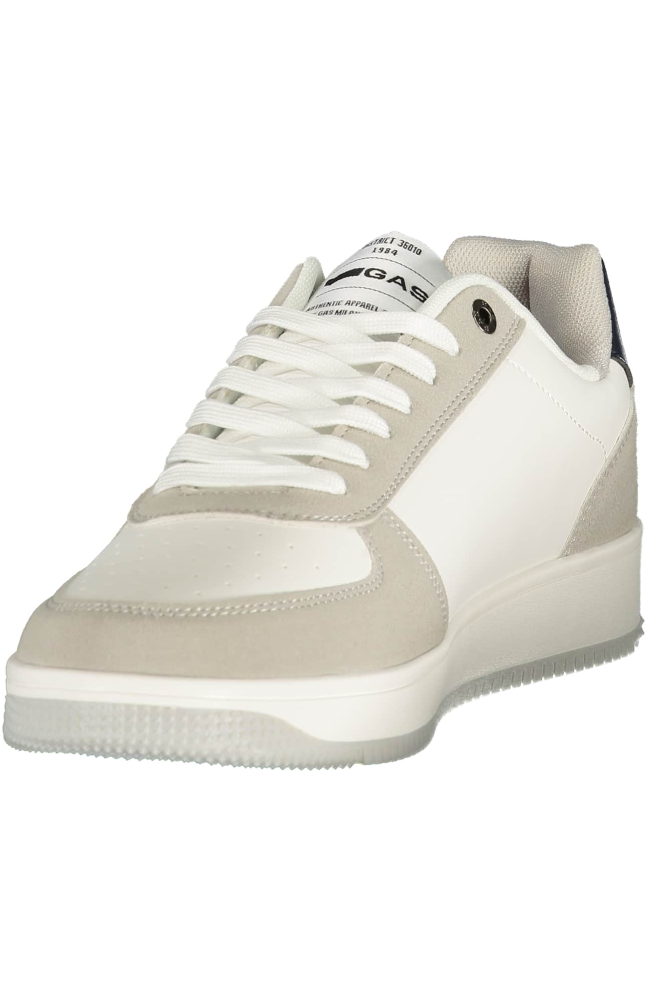 GAS MEN'S WHITE SPORTS FOOTWEAR