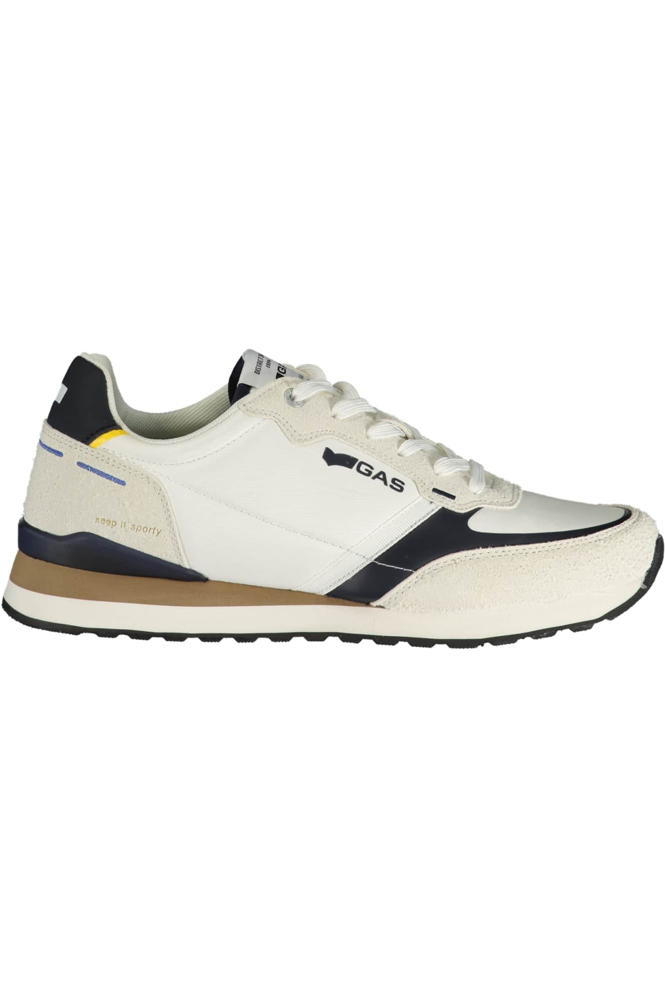 GAS MEN'S WHITE SPORTS FOOTWEAR
