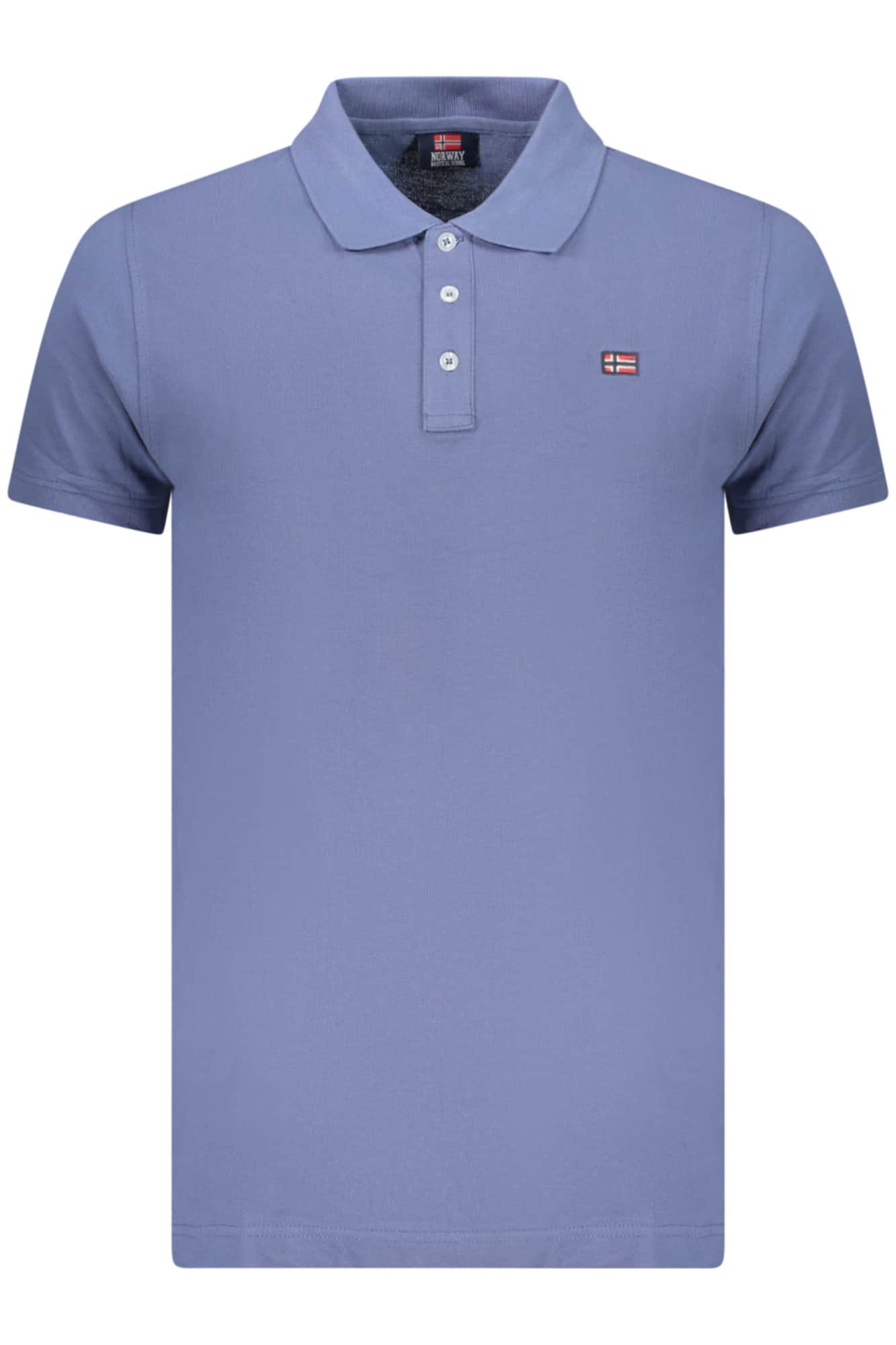 NORWAY 1963 MEN'S SHORT-SLEEVED POLO SHIRT, BLUE