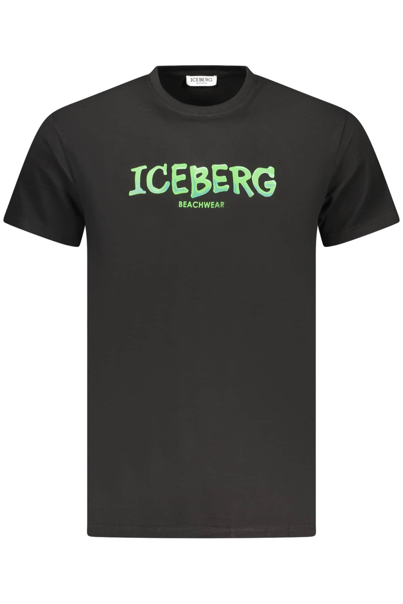 ICEBERG MEN'S SHORT-SLEEVED T-SHIRT BLACK