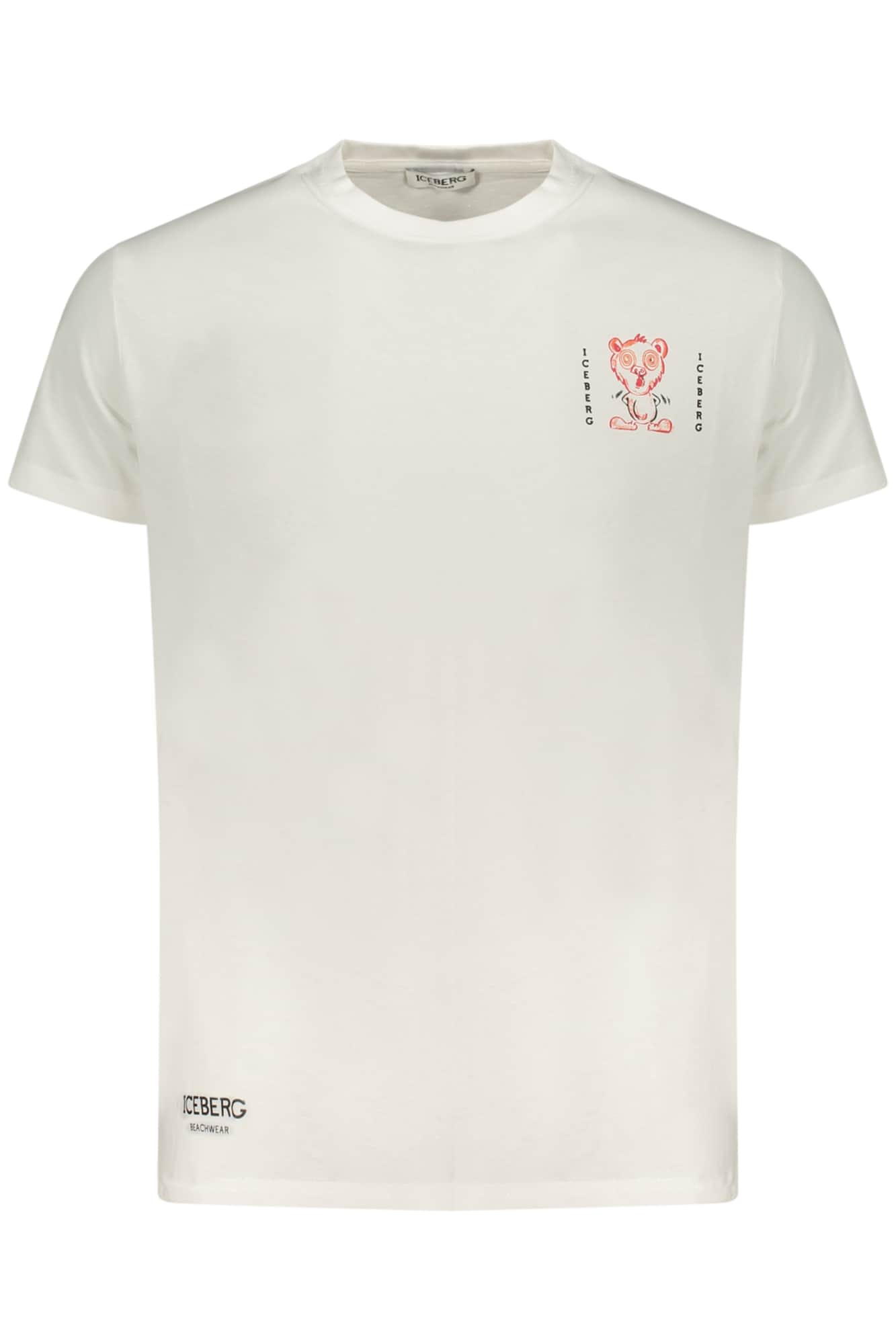 ICEBERG MEN'S SHORT-SLEEVED T-SHIRT WHITE