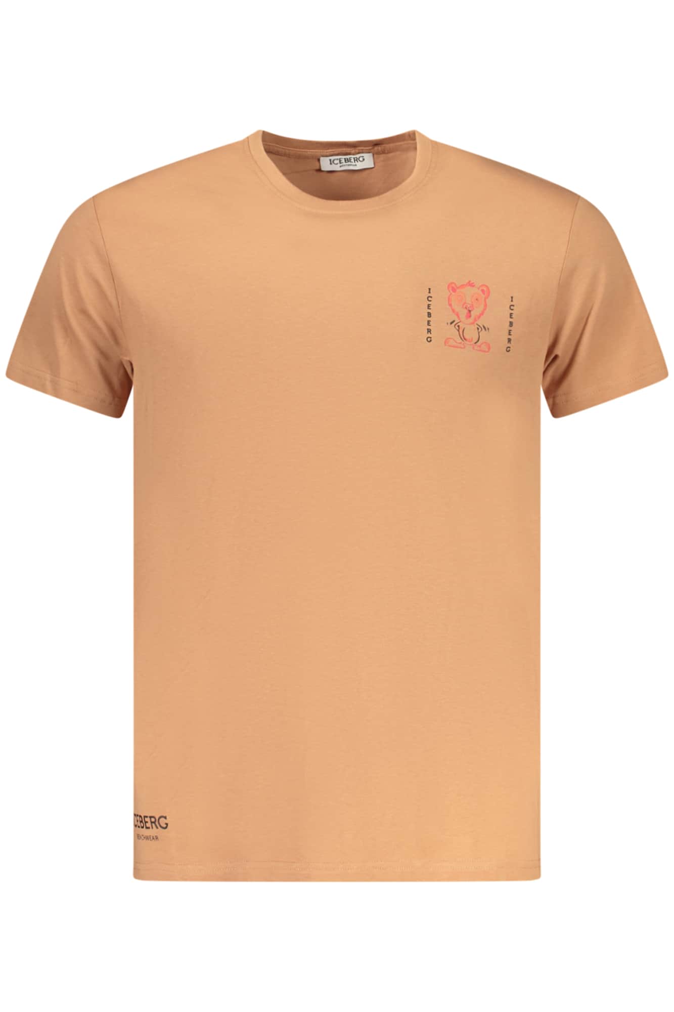 ICEBERG MEN'S SHORT-SLEEVE T-SHIRT, BROWN