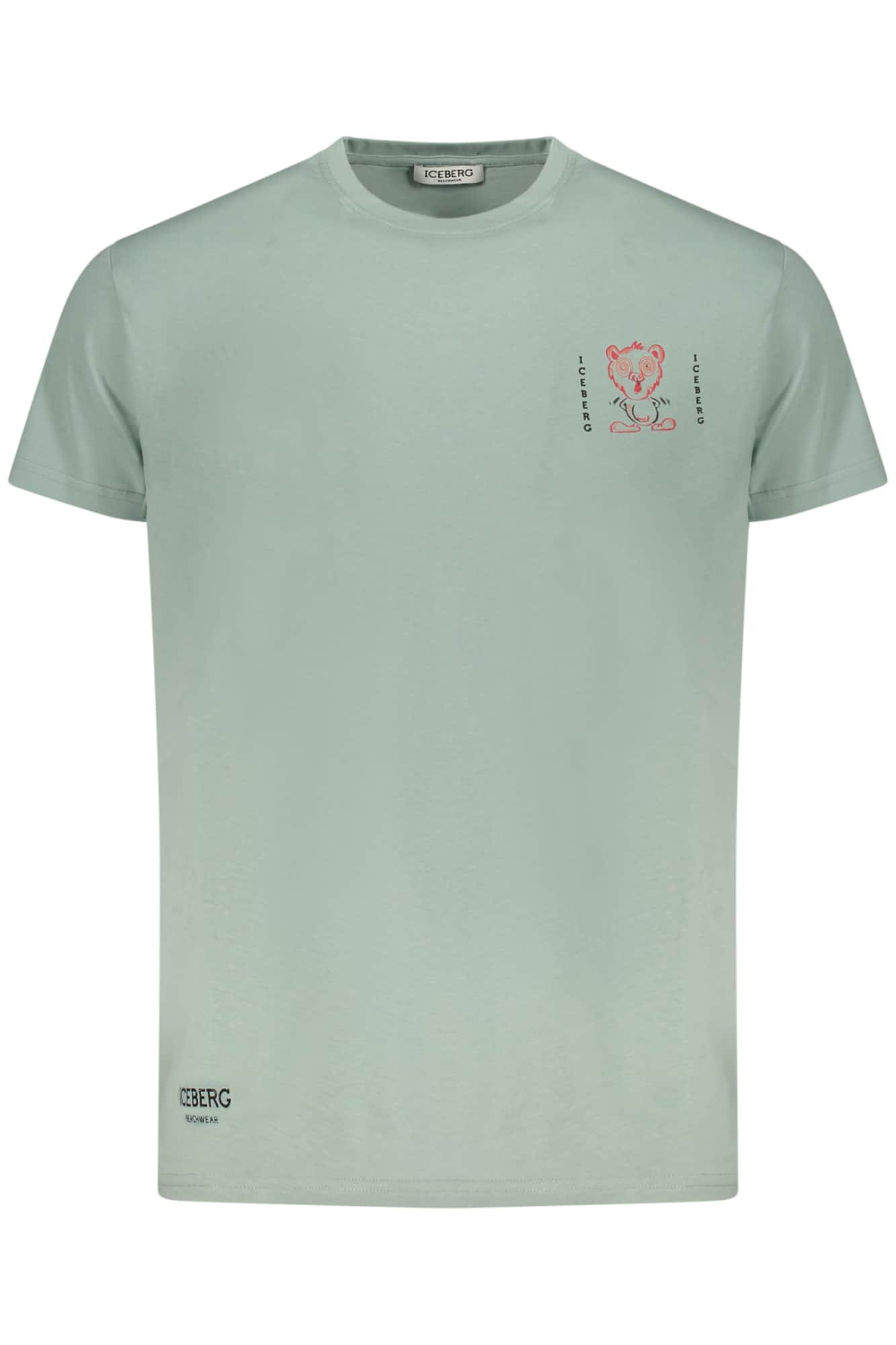 ICEBERG MEN'S SHORT-SLEEVED T-SHIRT GREEN