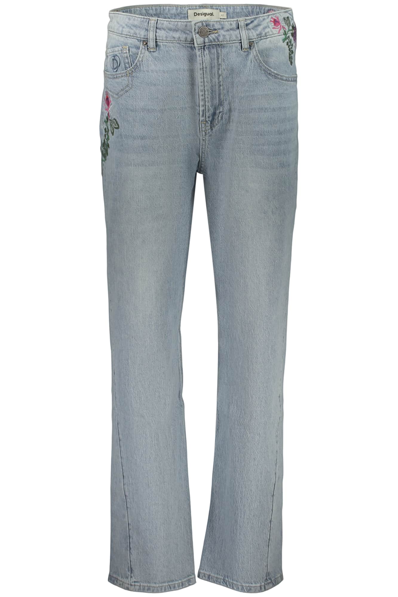 DESIGUAL WOMEN'S DENIM JEANS, BLUE