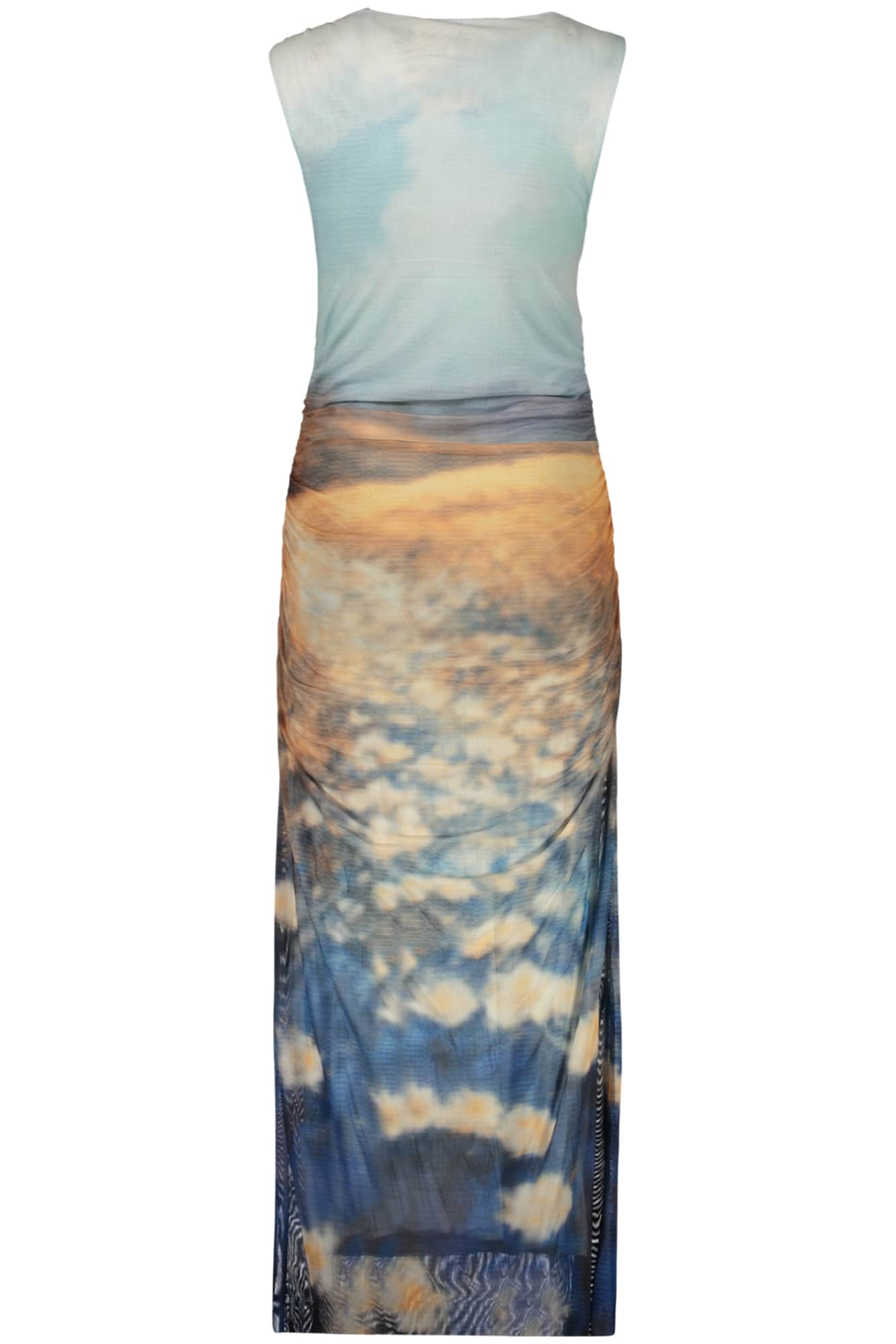 DESIGUAL WOMEN'S LONG DRESS, BLUE