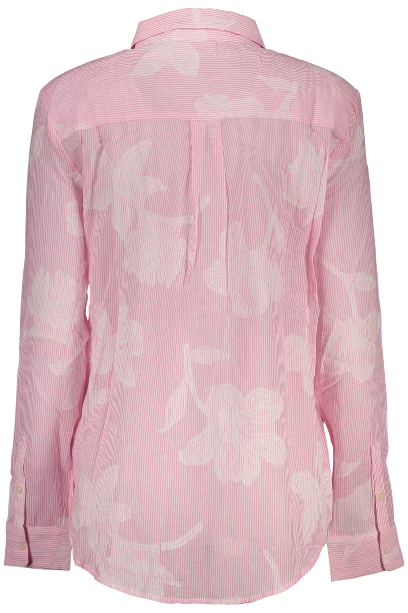 DESIGUAL WOMEN'S PINK LONG-SLEEVED SHIRT