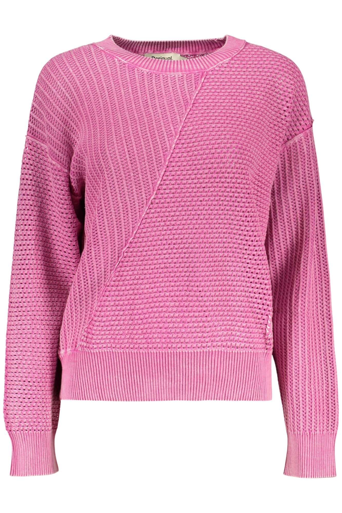 DESIGUAL WOMEN'S PINK SWEATER