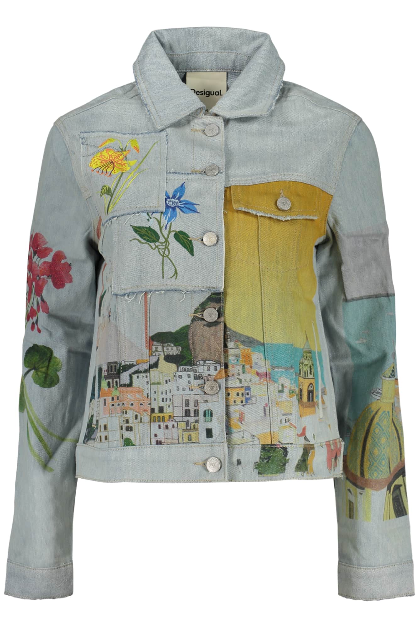 DESIGUAL WOMEN'S DENIM JACKET, BLUE
