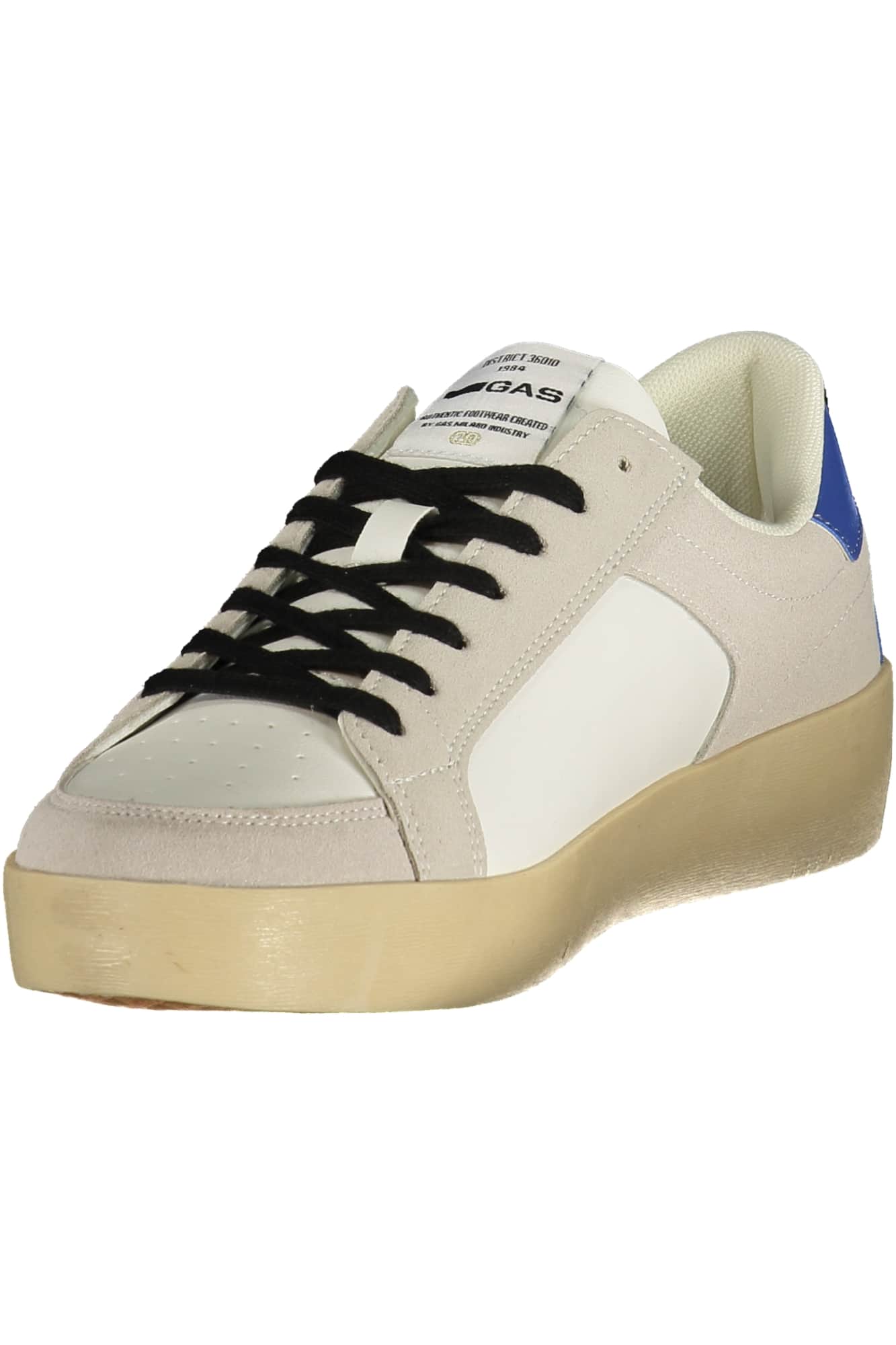 GAS MEN'S WHITE SPORTS FOOTWEAR