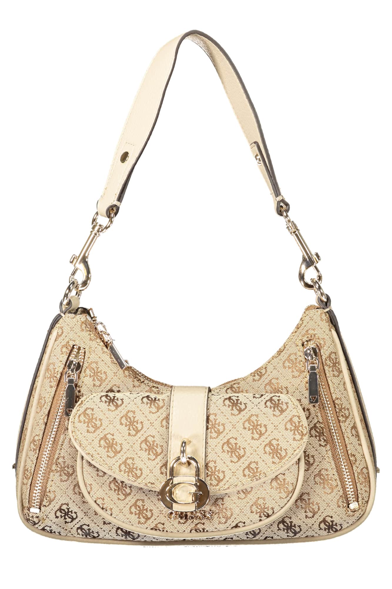 GUESS JEANS WOMEN'S BEIGE BAG