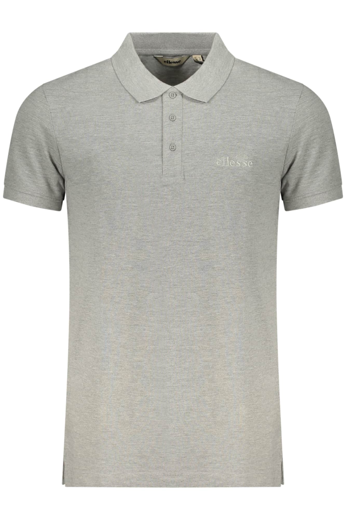 ELLESSE MEN'S SHORT-SLEEVE POLO SHIRT, GREY
