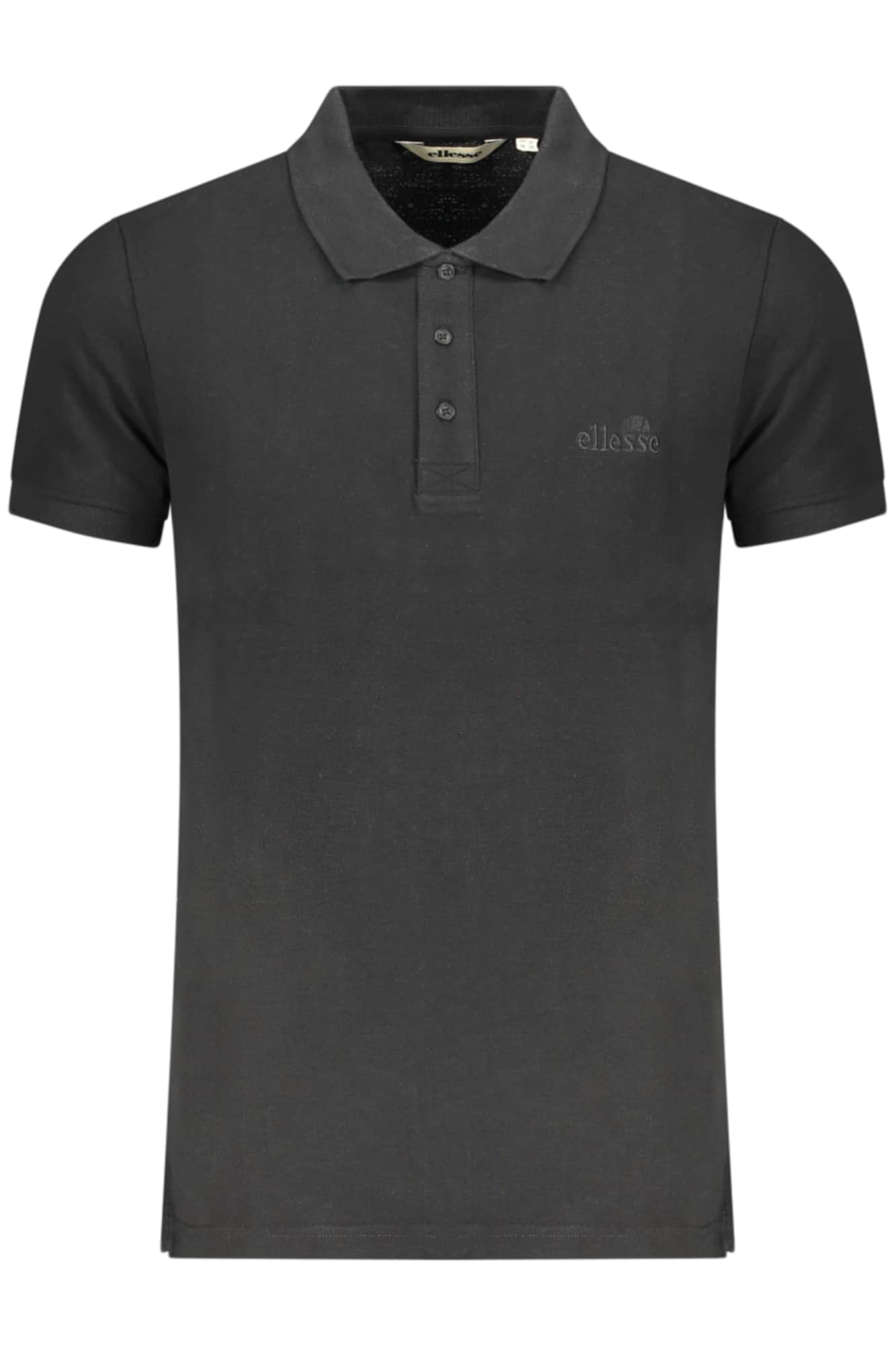 ELLESSE MEN'S SHORT-SLEEVE POLO SHIRT BLACK