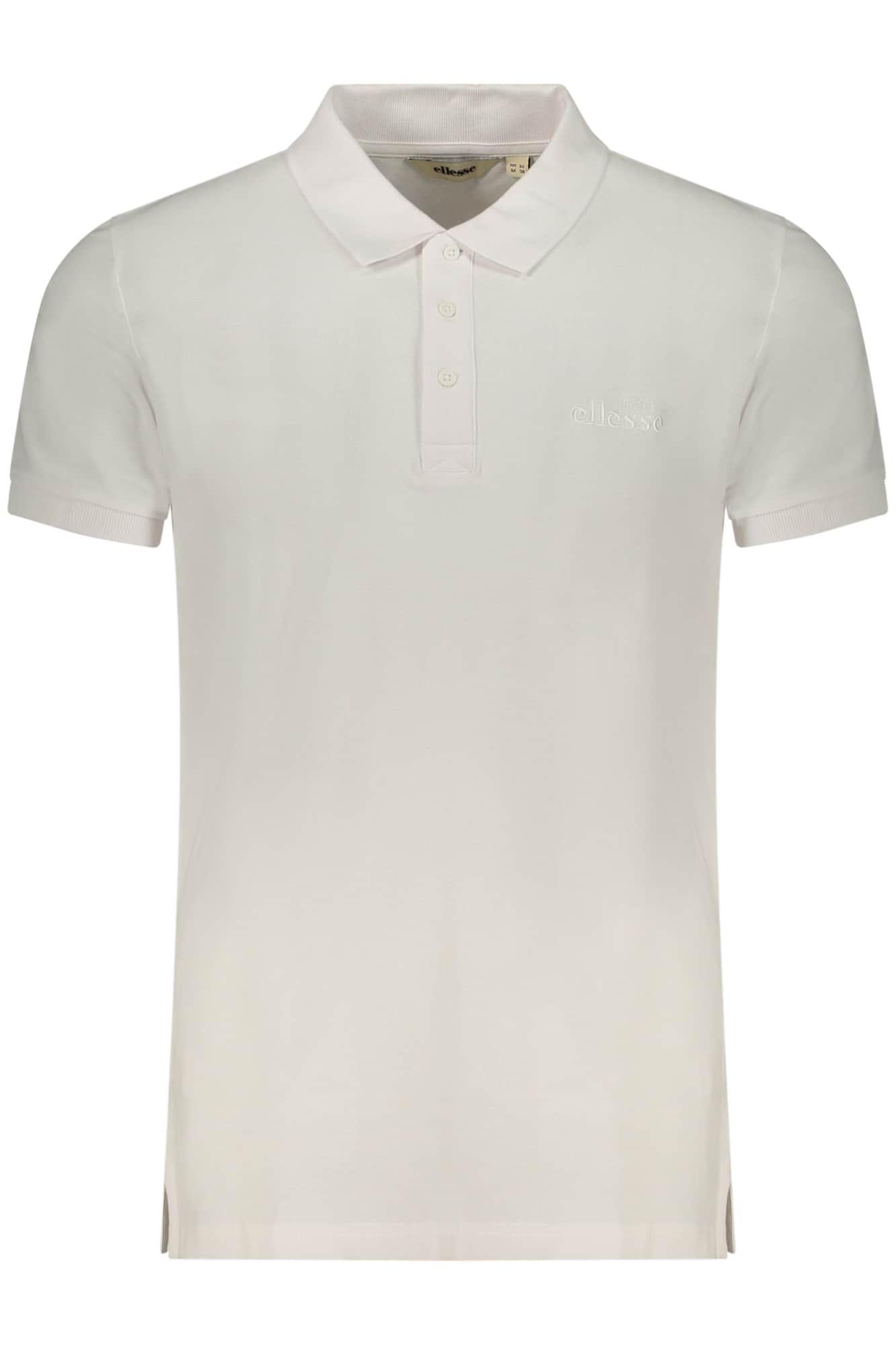 ELLESSE MEN'S SHORT-SLEEVE POLO SHIRT WHITE
