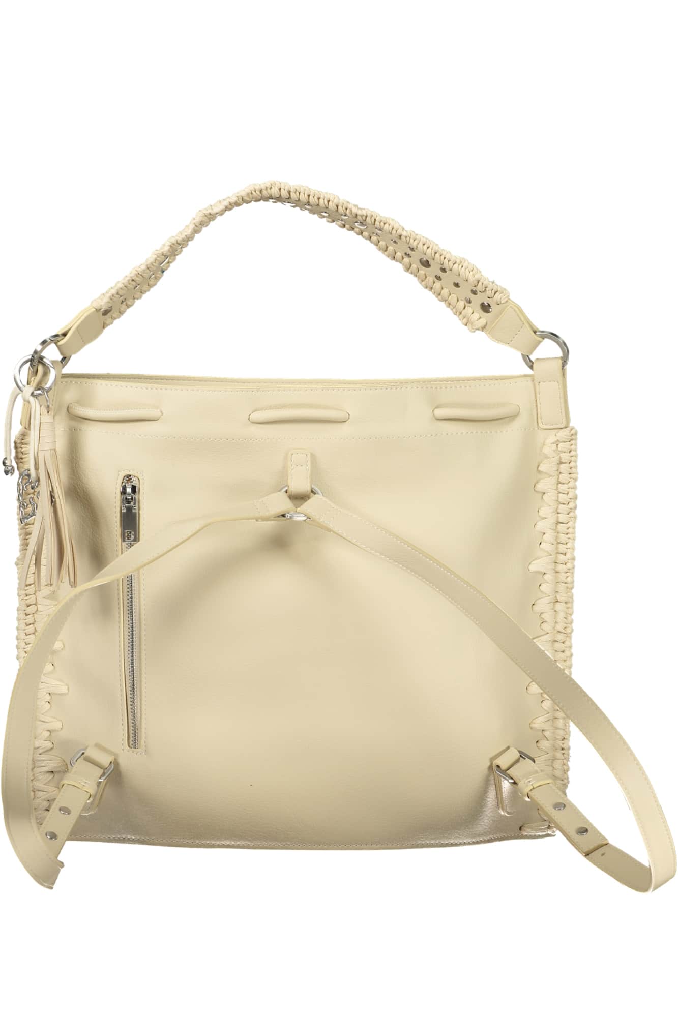 DESIGUAL WOMEN'S WHITE BACKPACK