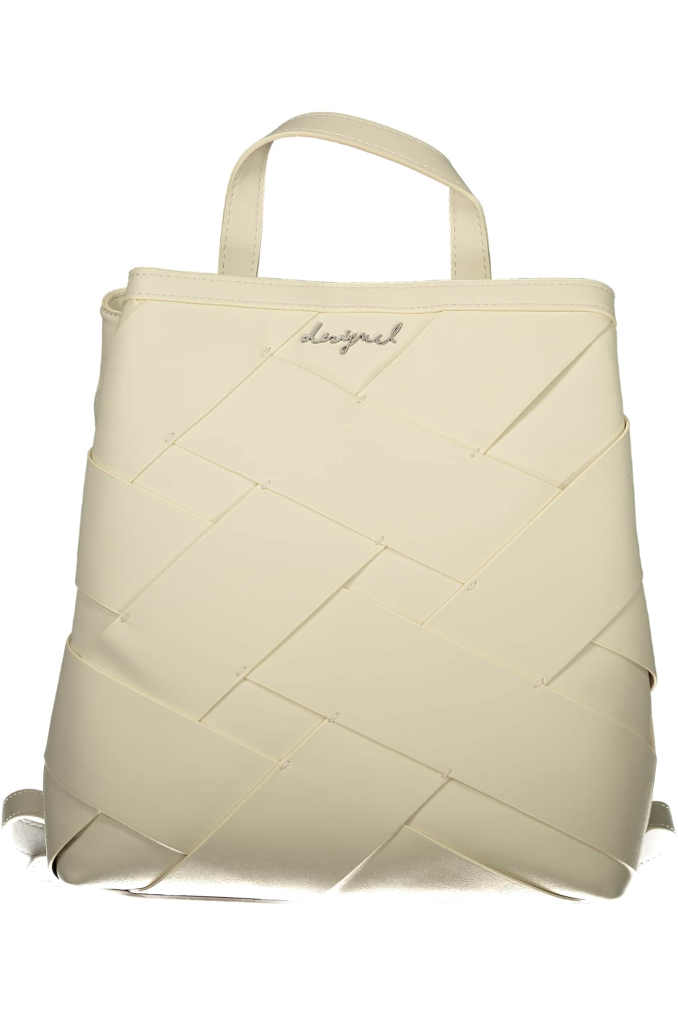 DESIGUAL WOMEN'S WHITE BACKPACK