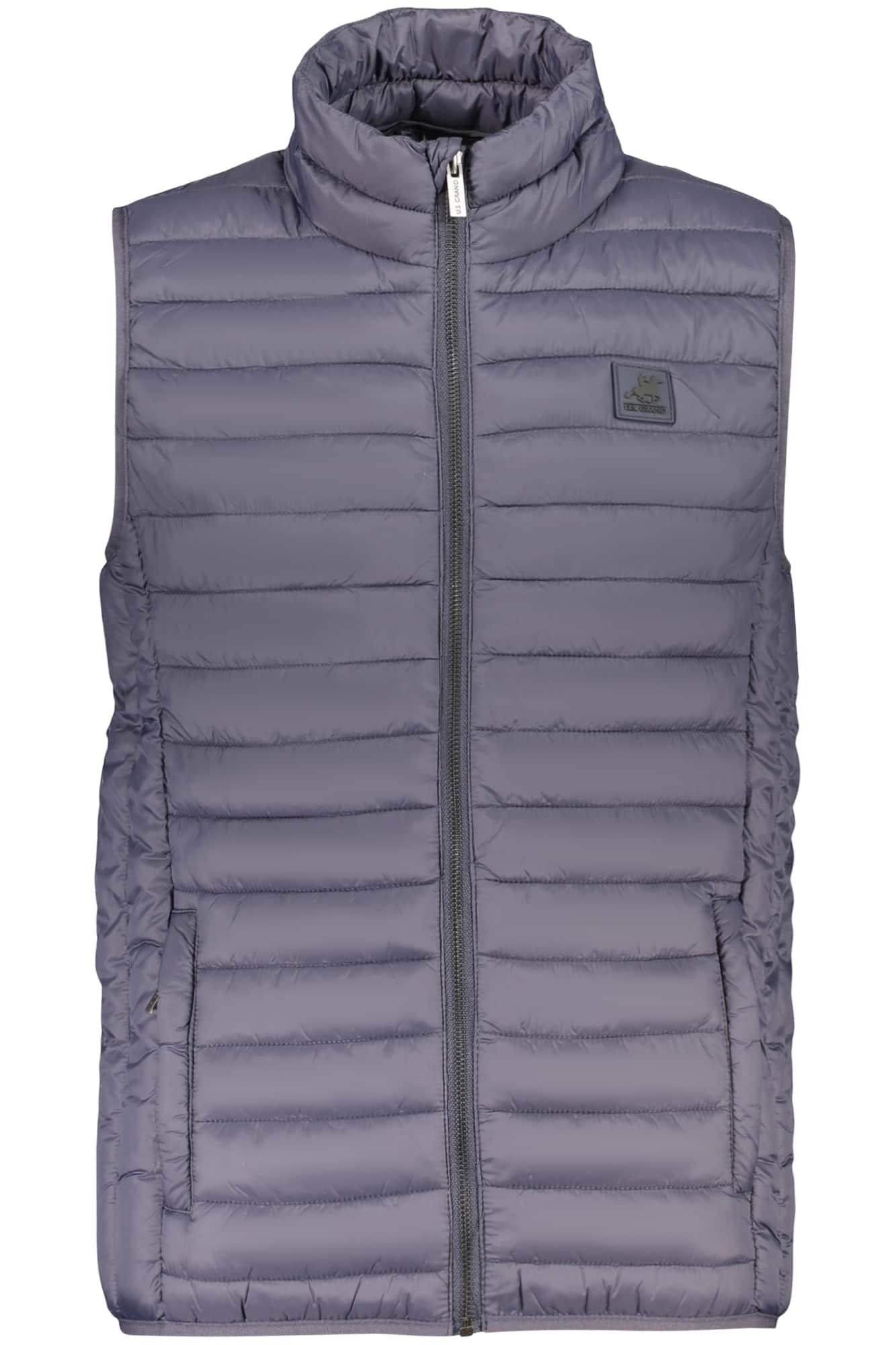 US GRAND MEN'S BLUE SLEEVELESS JACKET