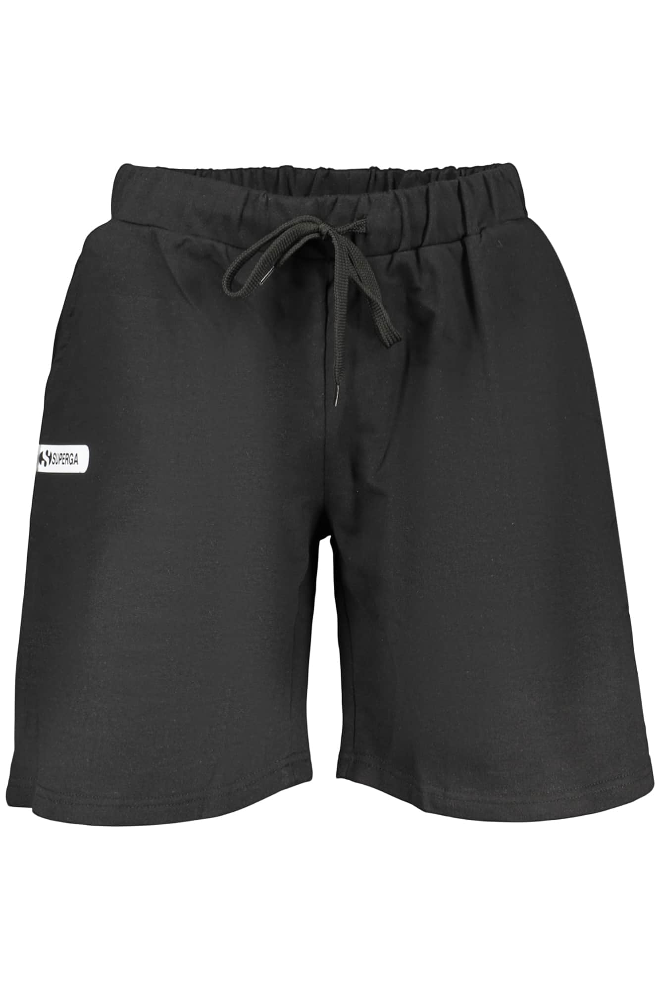 SUPERGA MEN'S BLACK SHORT TRACKSUIT PANTS
