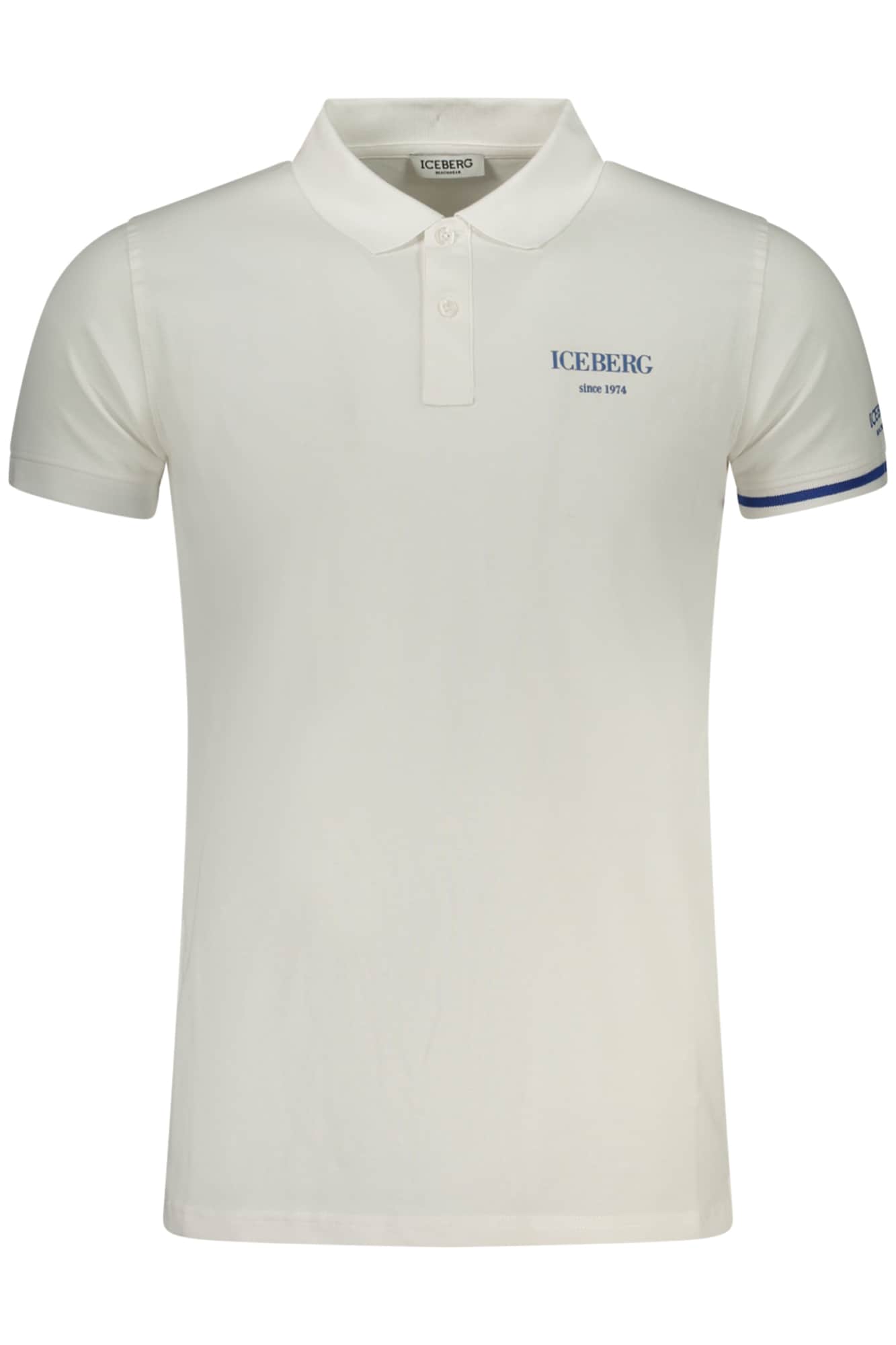 ICEBERG MEN'S SHORT-SLEEVE POLO SHIRT WHITE