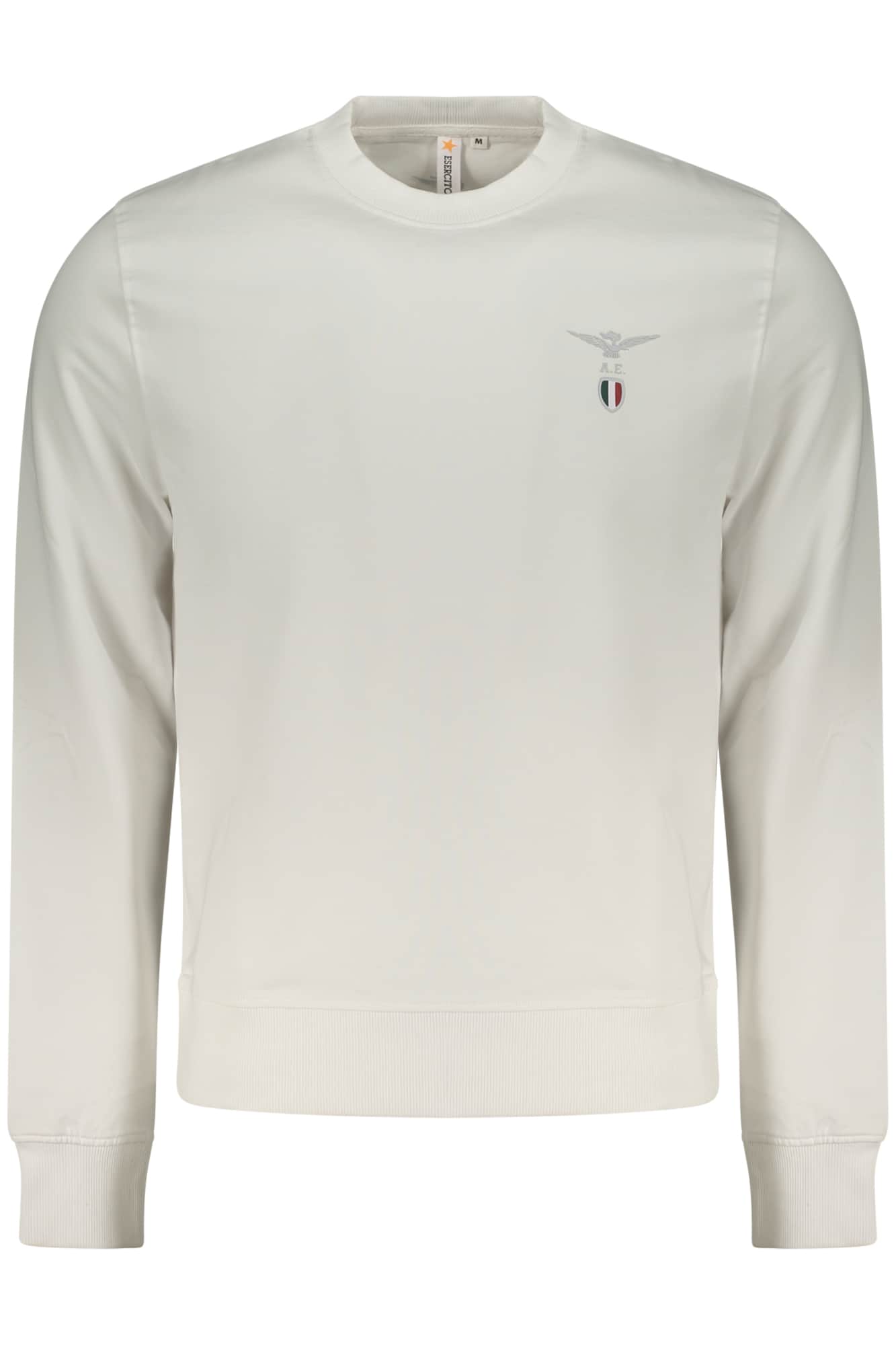MILITARY ACADEMY MEN'S WHITE ZIP-UP SWEATSHIRT
