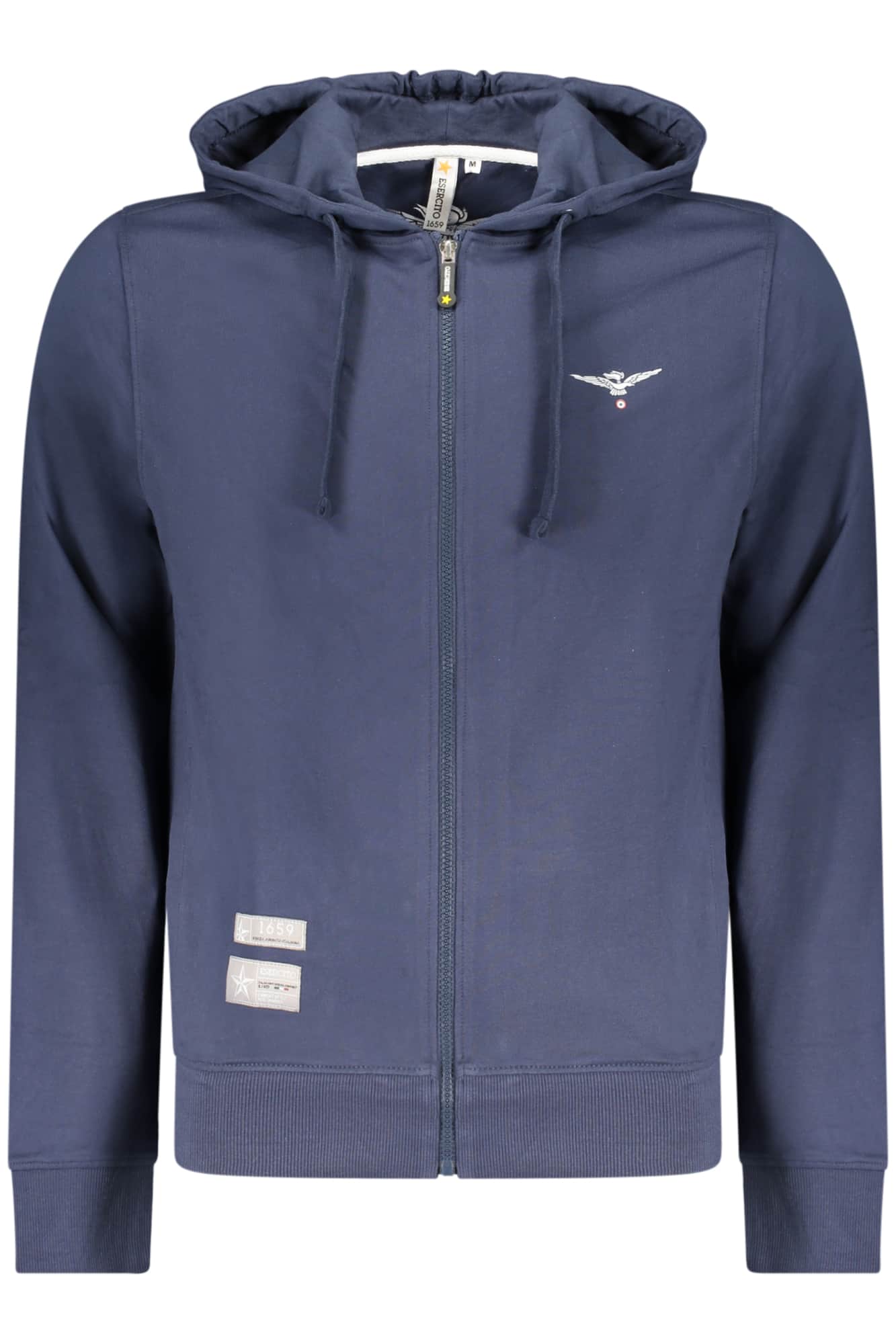 MILITARY ACADEMY MEN'S BLUE ZIP-UP SWEATSHIRT