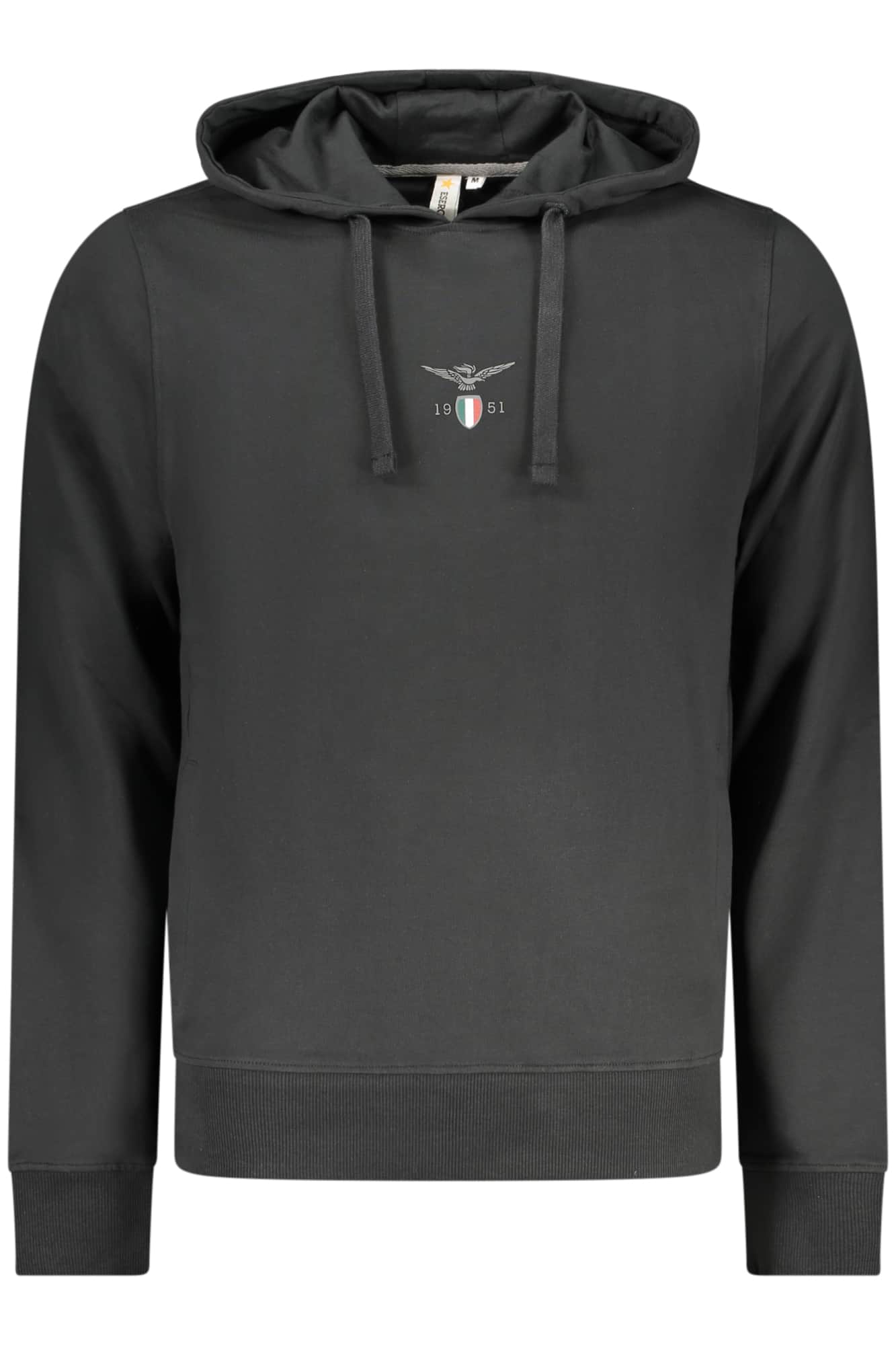 MILITARY ACADEMY MEN'S BLACK ZIP-UP SWEATSHIRT