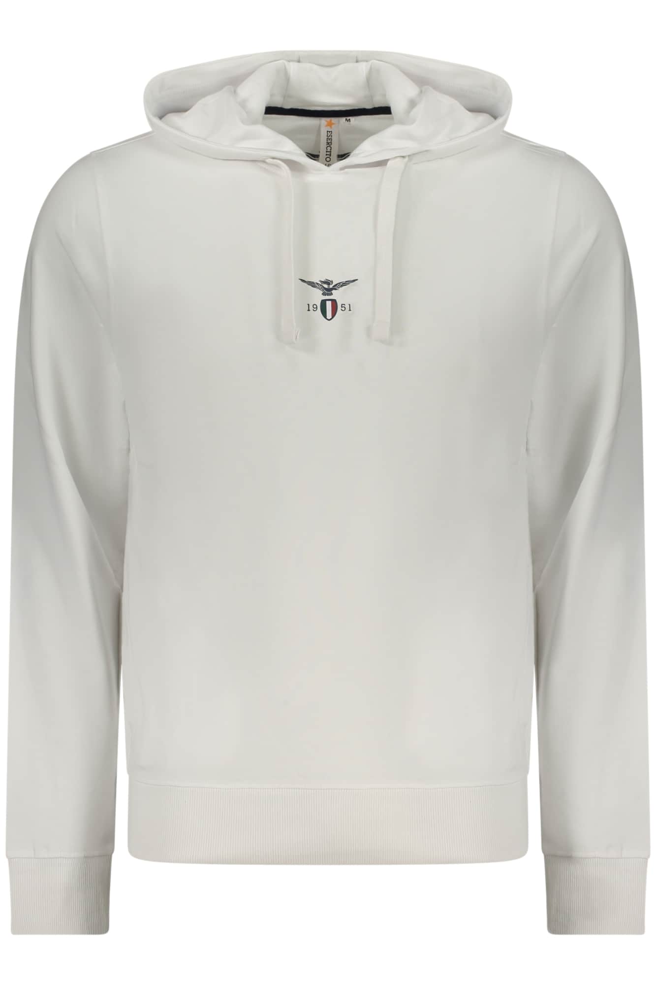 MILITARY ACADEMY MEN'S WHITE ZIP-UP SWEATSHIRT