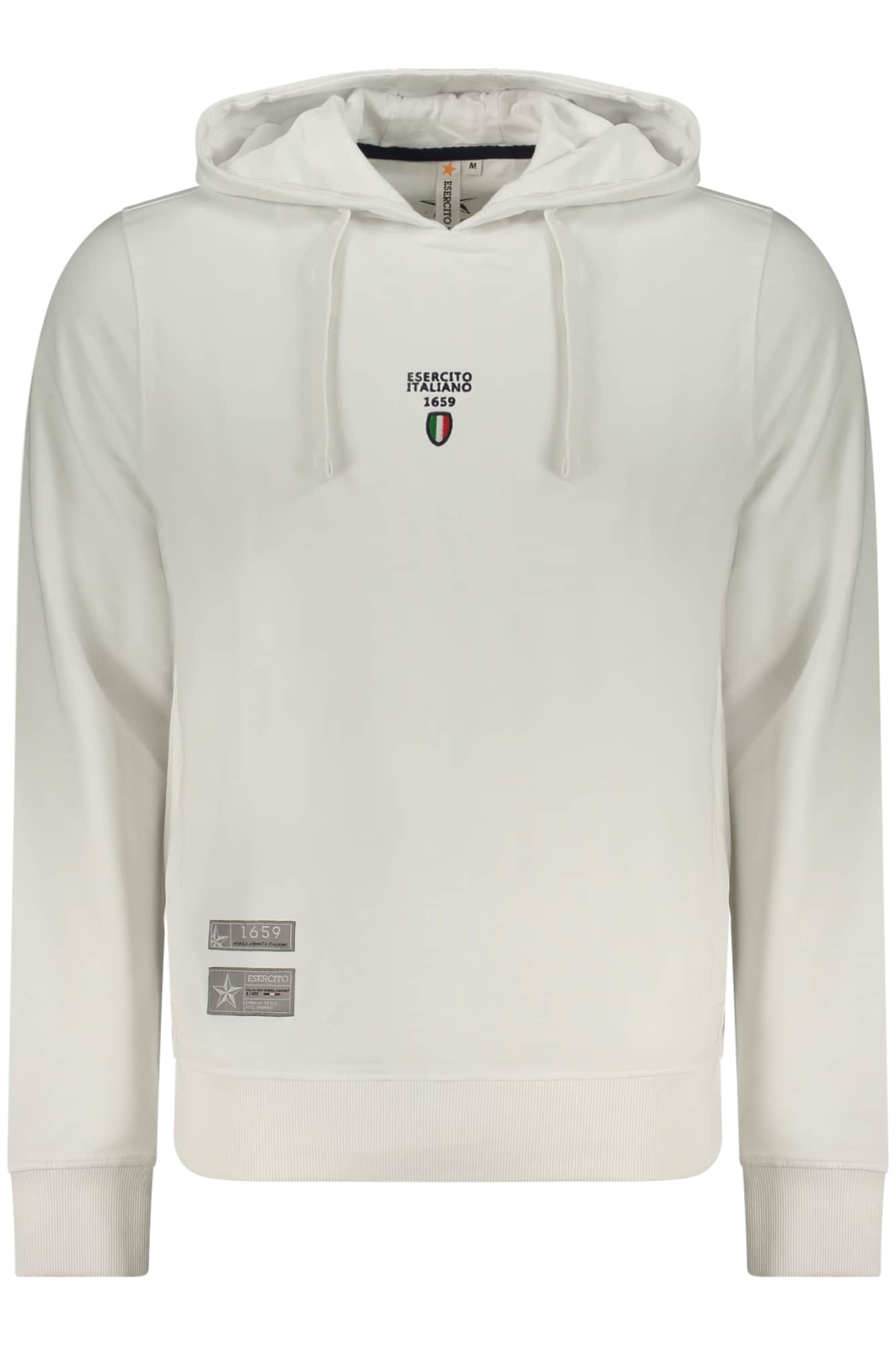 MILITARY ACADEMY MEN'S WHITE ZIP-UP SWEATSHIRT