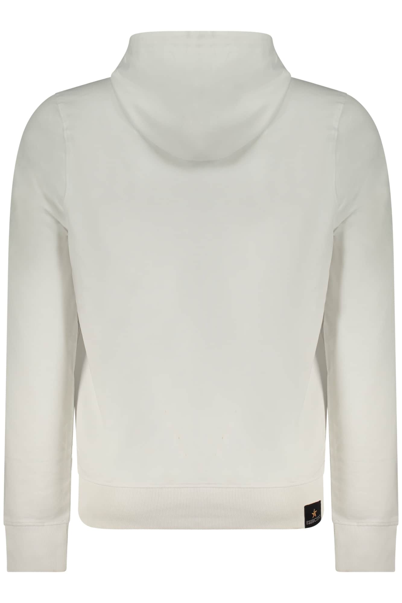 MILITARY ACADEMY MEN'S WHITE ZIP-UP SWEATSHIRT