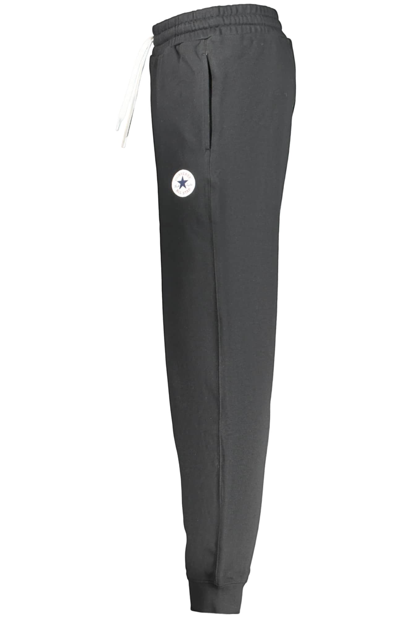 CONVERSE MEN'S BLACK LONG TRACKSUIT PANTS