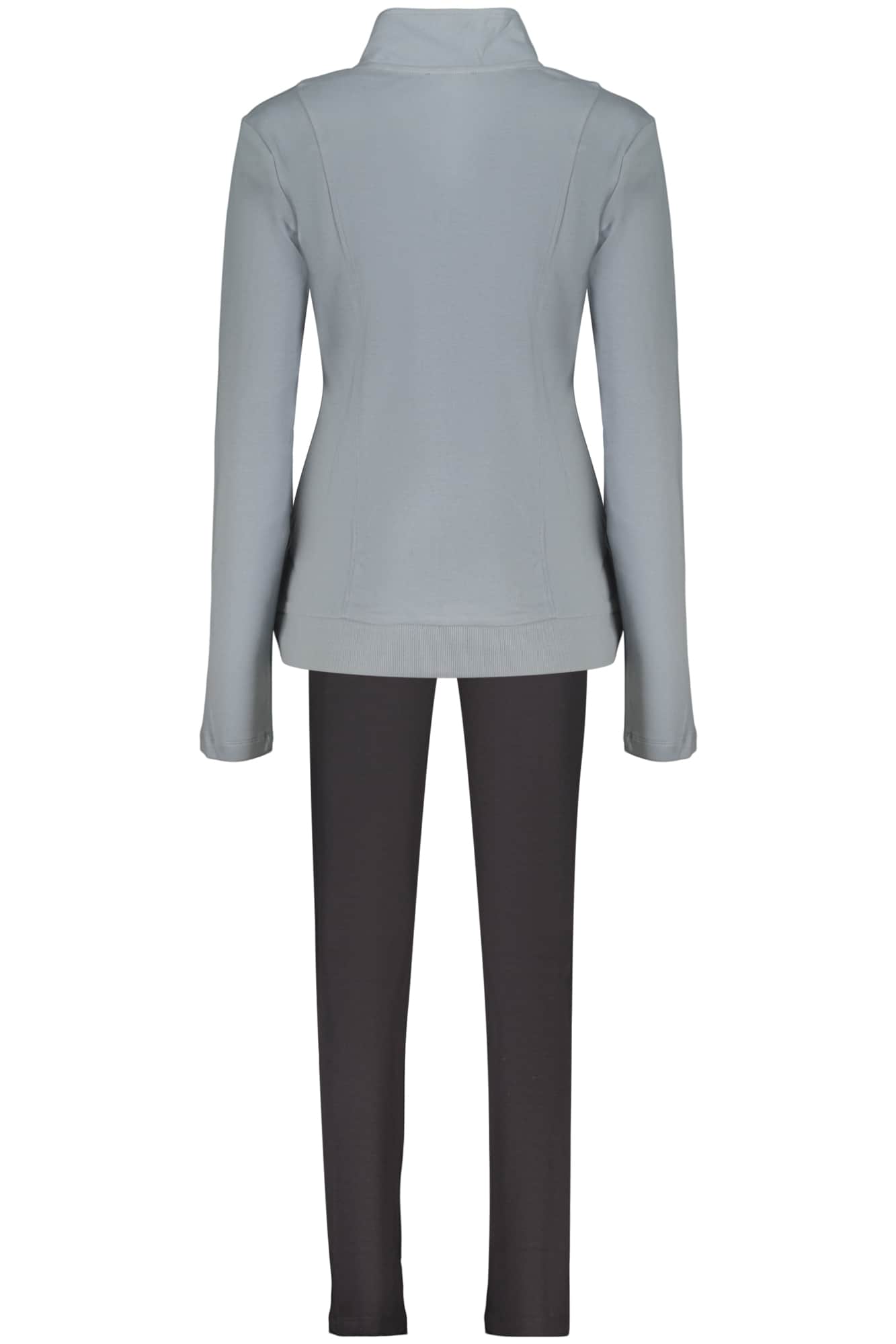 FREDDY WOMEN'S BLACK ZIP-UP SWEATSHIRT