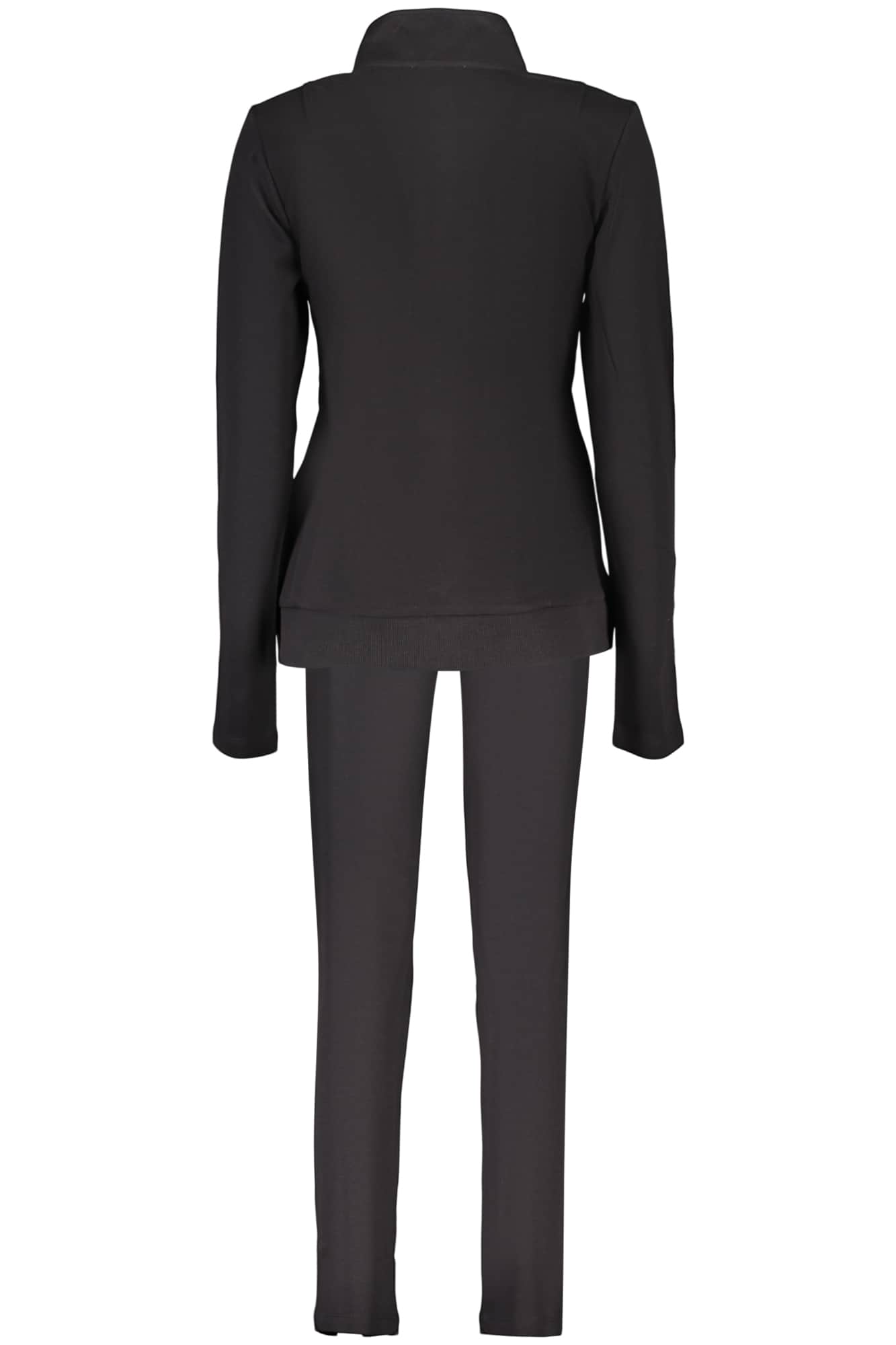 FREDDY WOMEN'S BLACK ZIP-UP SWEATSHIRT
